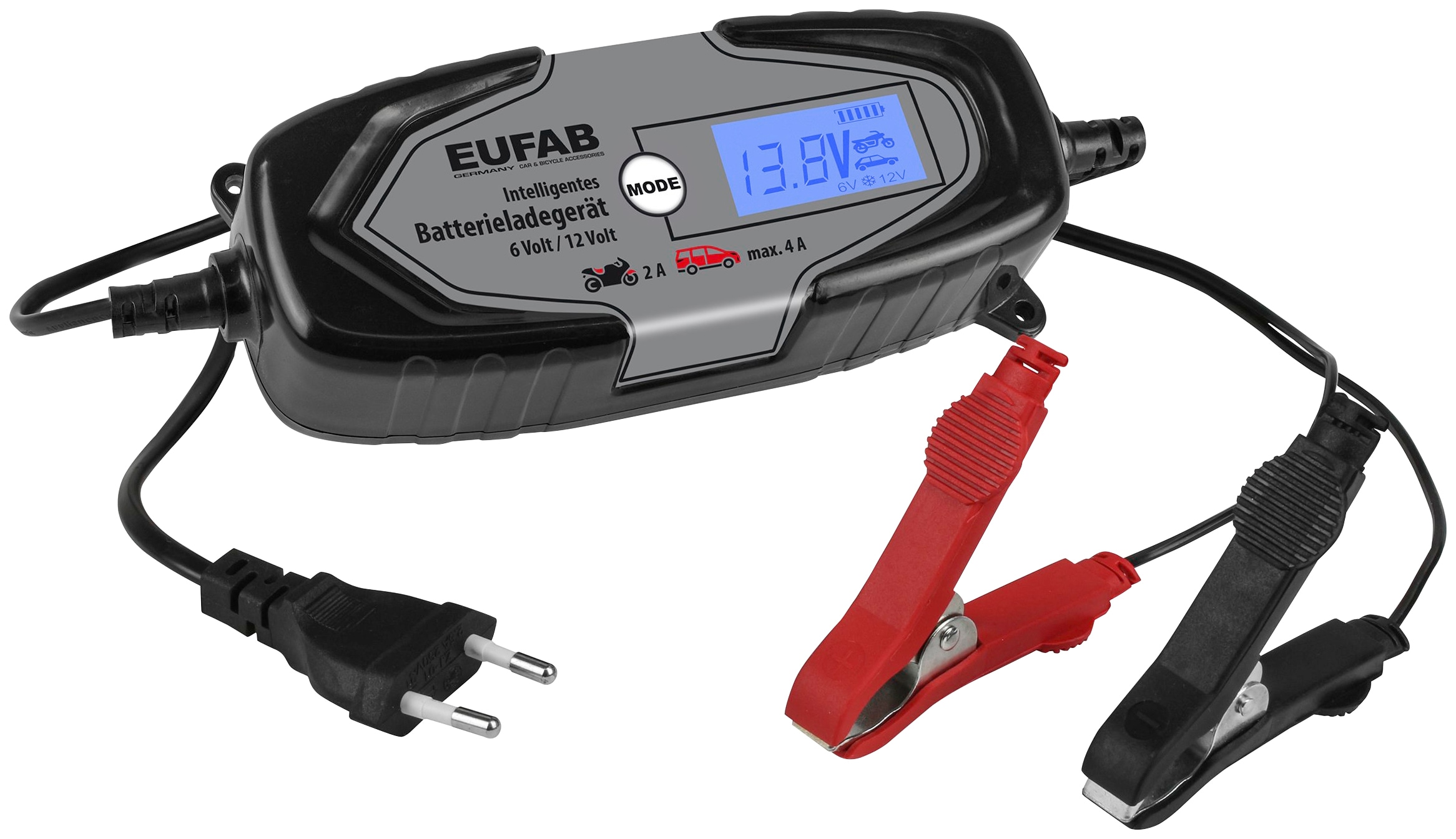 EUFAB Autobatterie-Ladegerät »EUFAB 16647«, 4000 mA