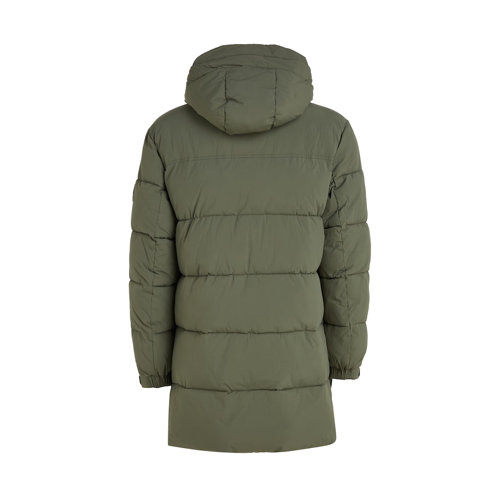 Calvin Klein Steppjacke »CRINKLE NYLON LONGLENGTH PUFFER«, mit Kapuze