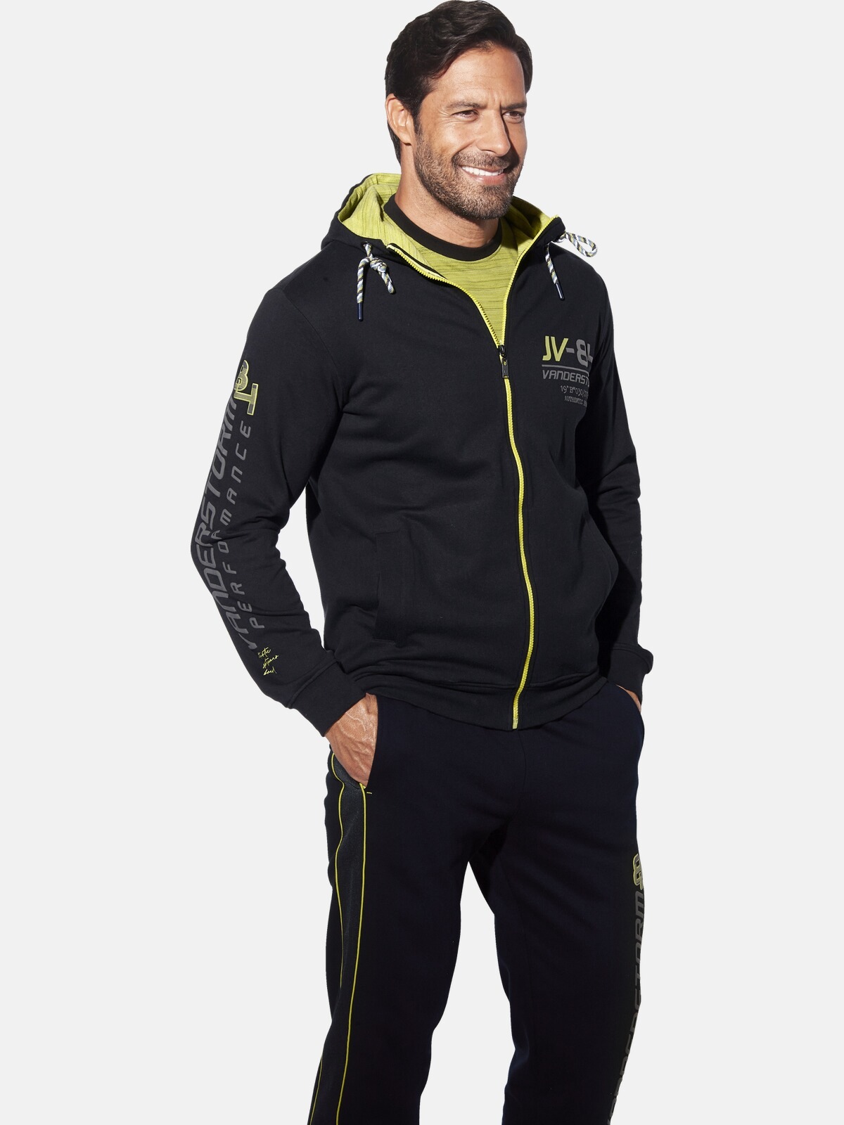 Jan Vanderstorm Kapuzensweatjacke "Sweatjacke SIGSTAD" günstig online kaufen