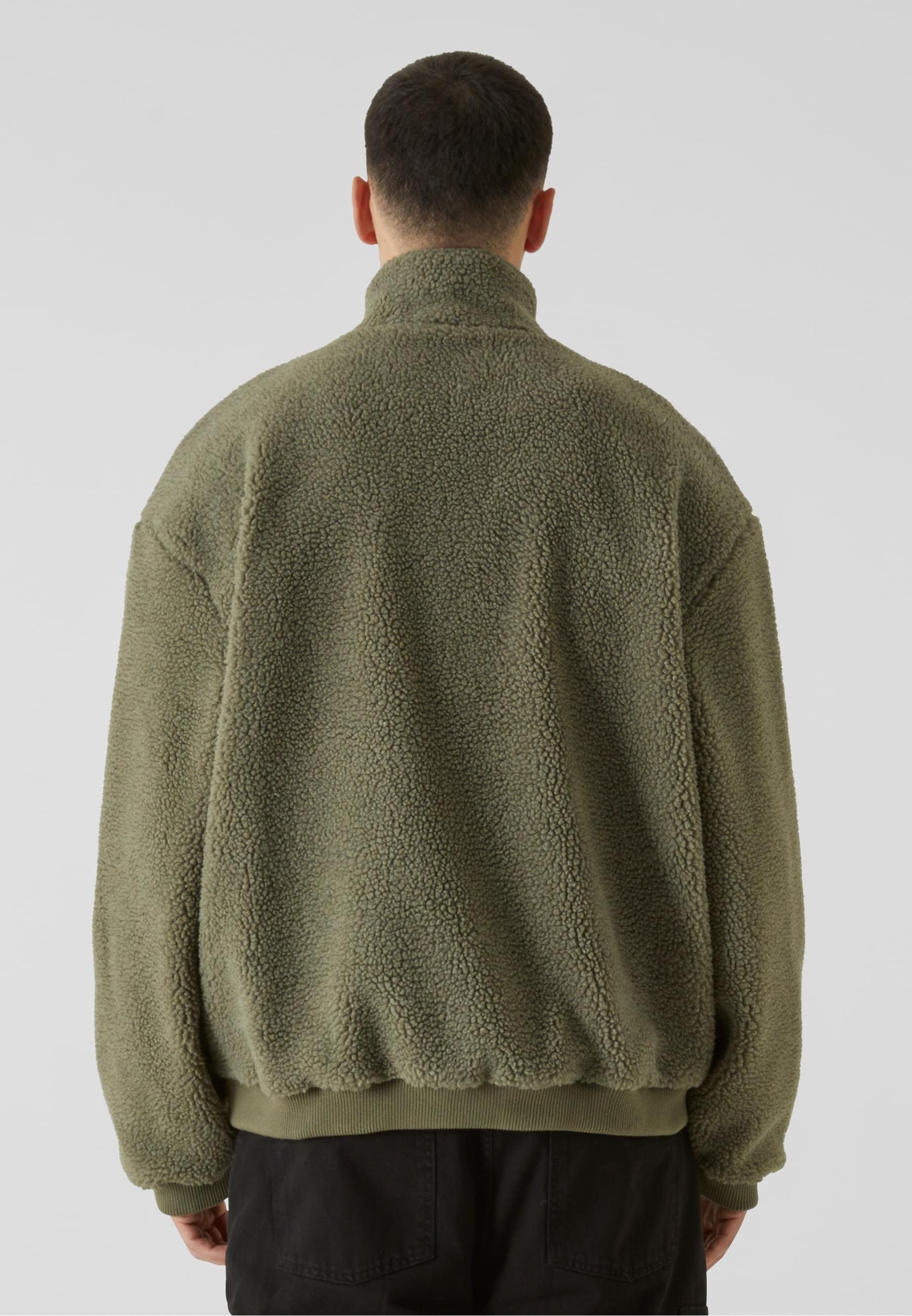 URBAN CLASSICS Kapuzensweatshirt »Urban Classics Oversized Teddy Troyer«, (1 tlg.)