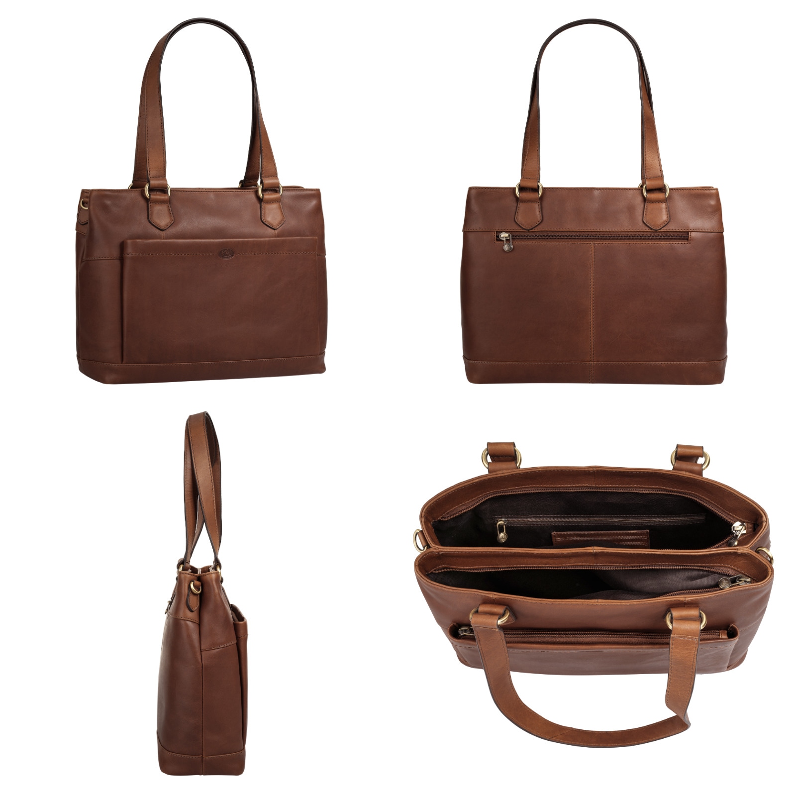 Piké Shopper, echt Leder