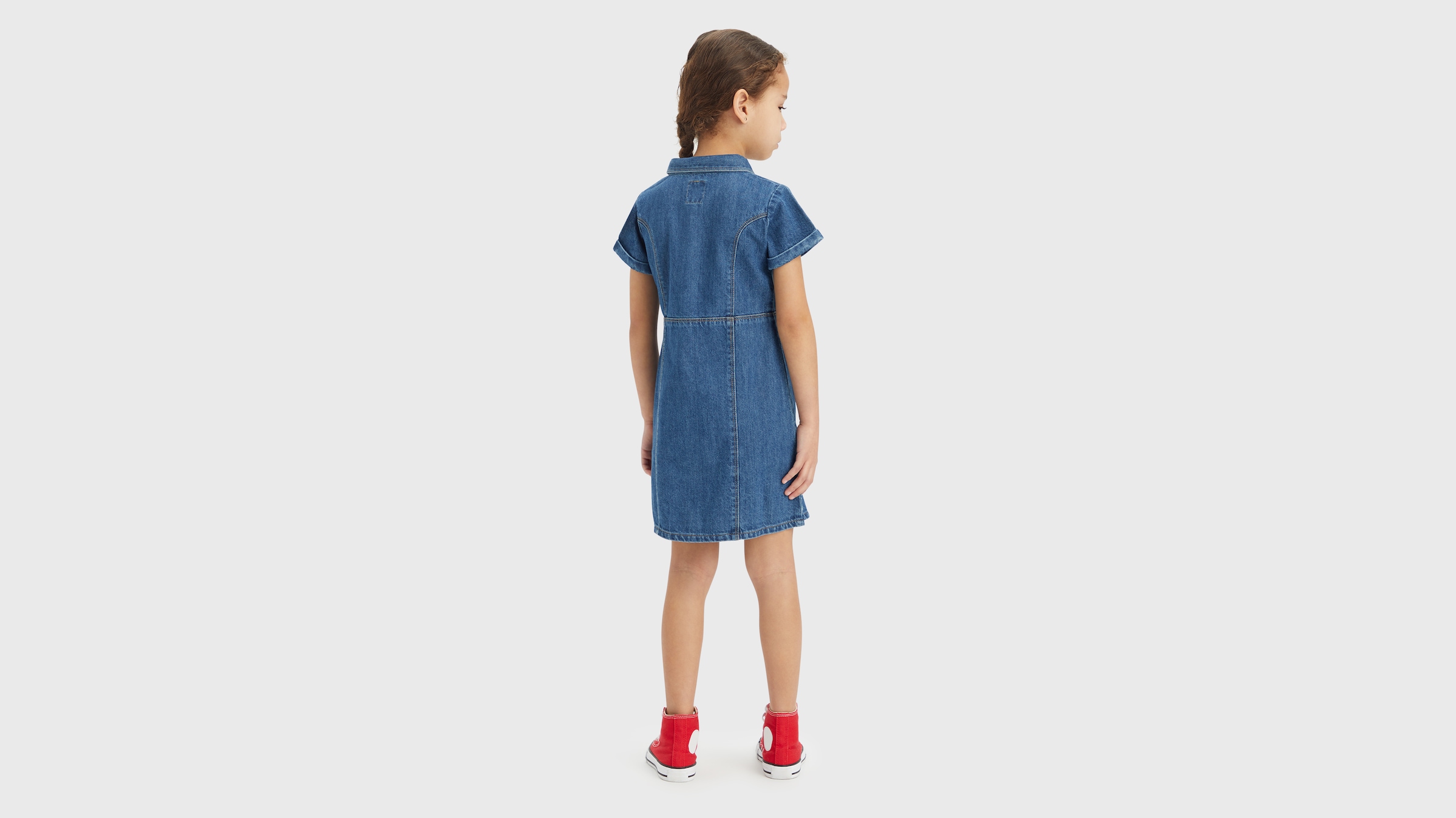 Levi's® Kids Jeanskleid, mit Knopfleiste