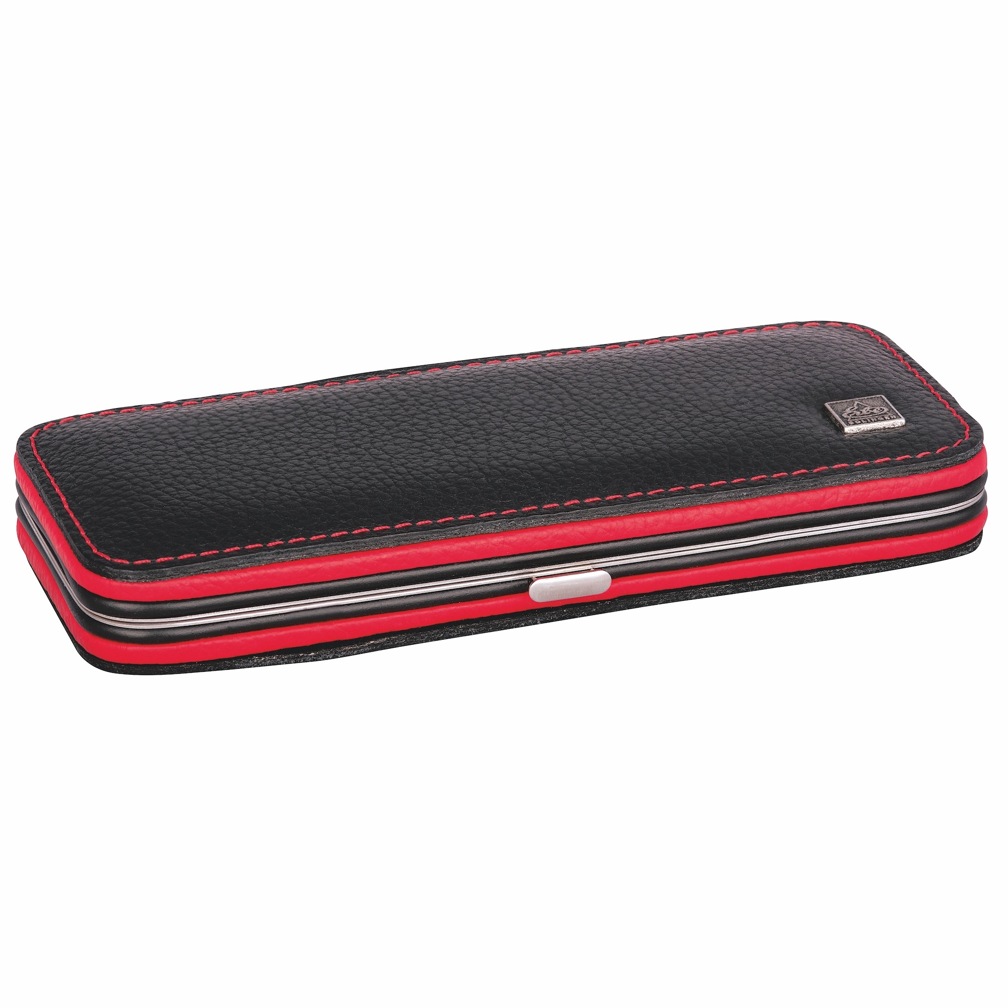 ERBE Maniküre-Etui »Colorado«, (Set, 5 tlg.), Echtleder, Kontrastnähte, Druckknopfverschluss, rostfreie Instrumente