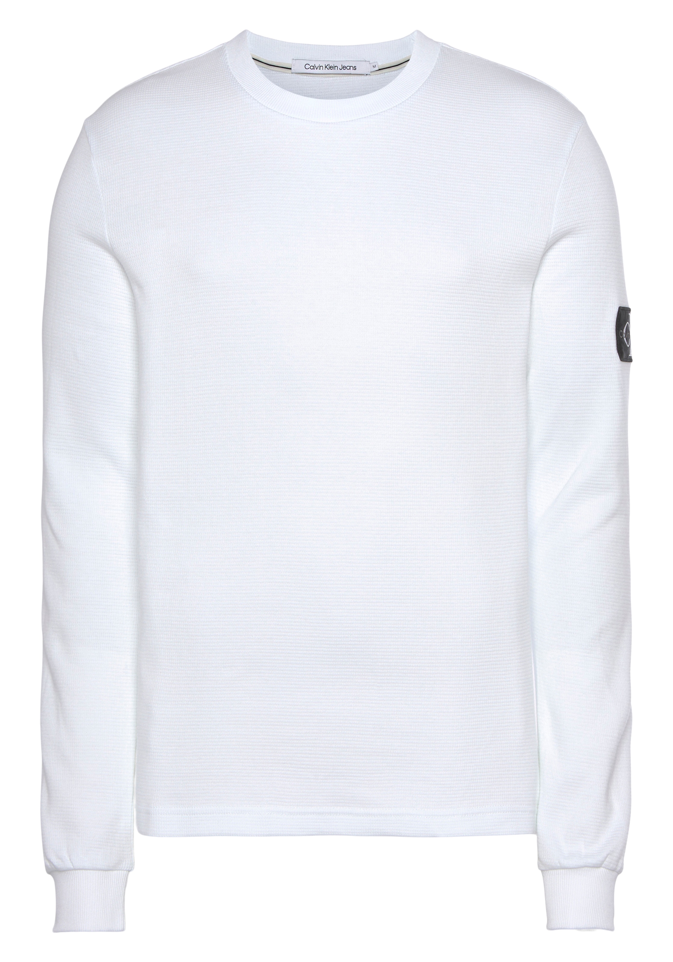 Calvin Klein Jeans Langarmshirt »BADGE Logopatch TEE«, kaufen LS ▷ mit BAUR WAFFLE 