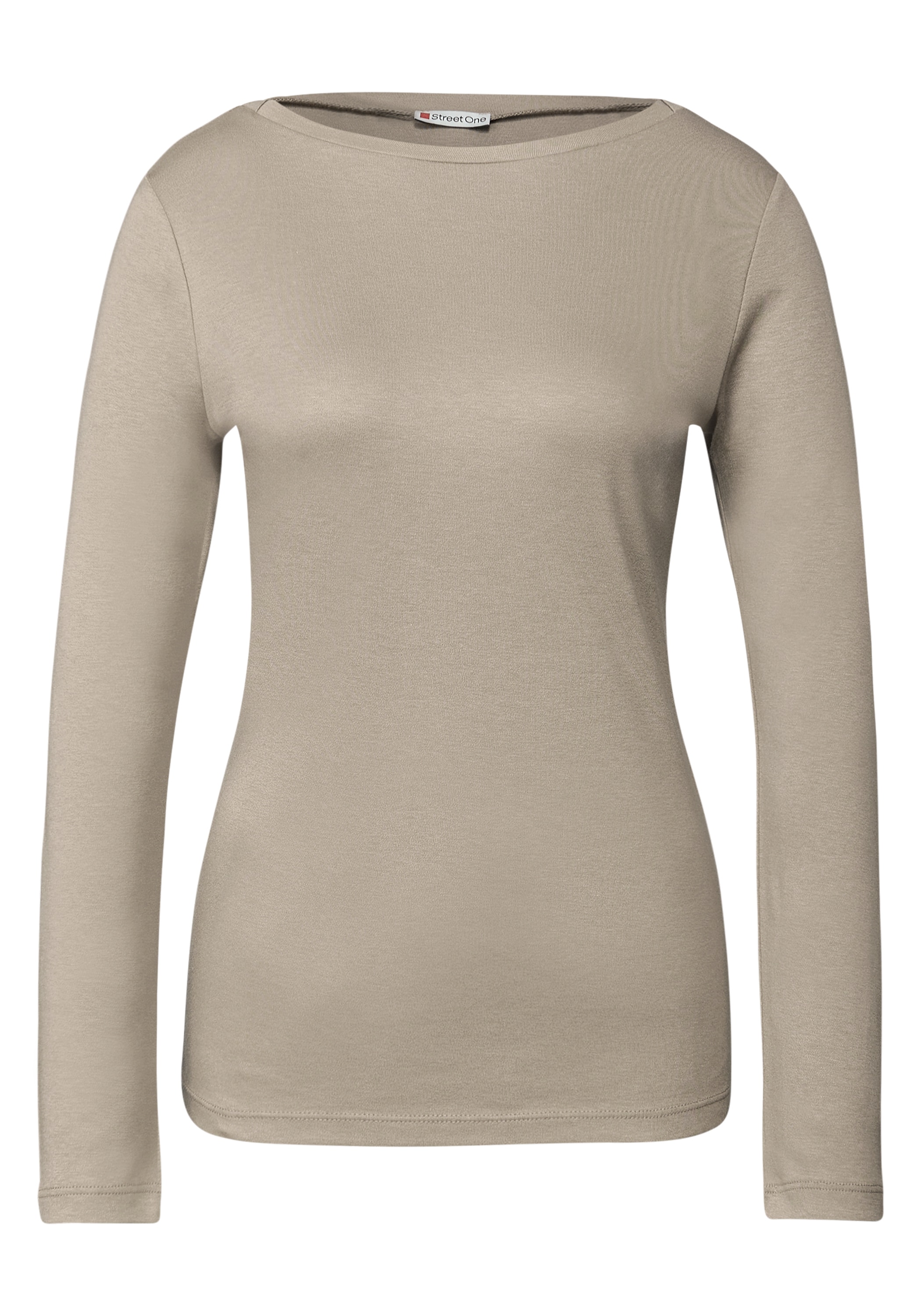 STREET ONE Langarmshirt, im soften Baumwoll-Mix