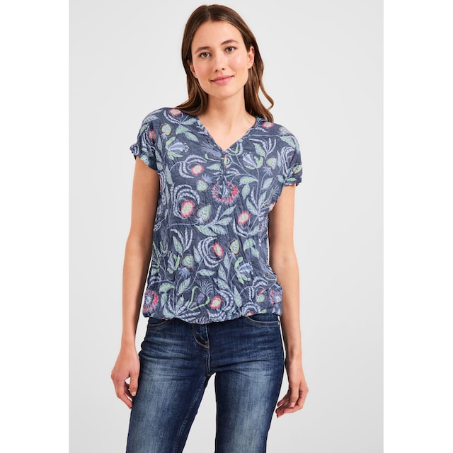 Cecil Print-Shirt, aus softem Materialmix bestellen | BAUR