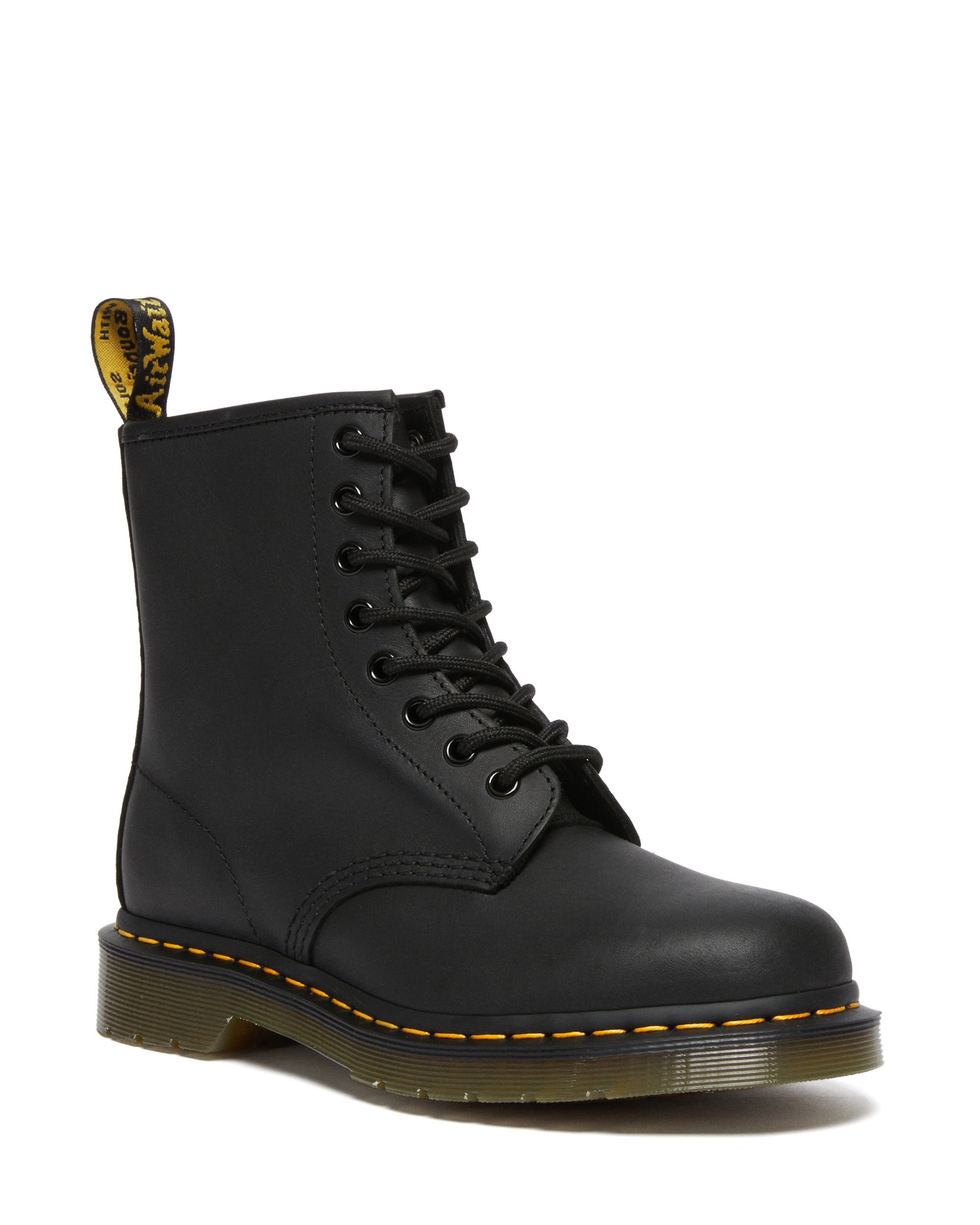 DR. MARTENS Schnürboots »1460«  Blockabsatz, Schnürstiefelette mit typischer Rahmennaht