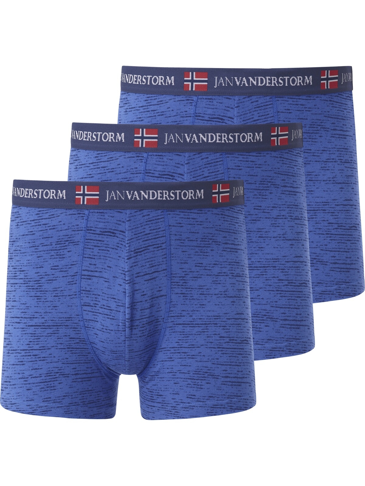 Jan Vanderstorm Retro Pants "3er Pack Retropant NORIK", (3 St.), im melierten Look