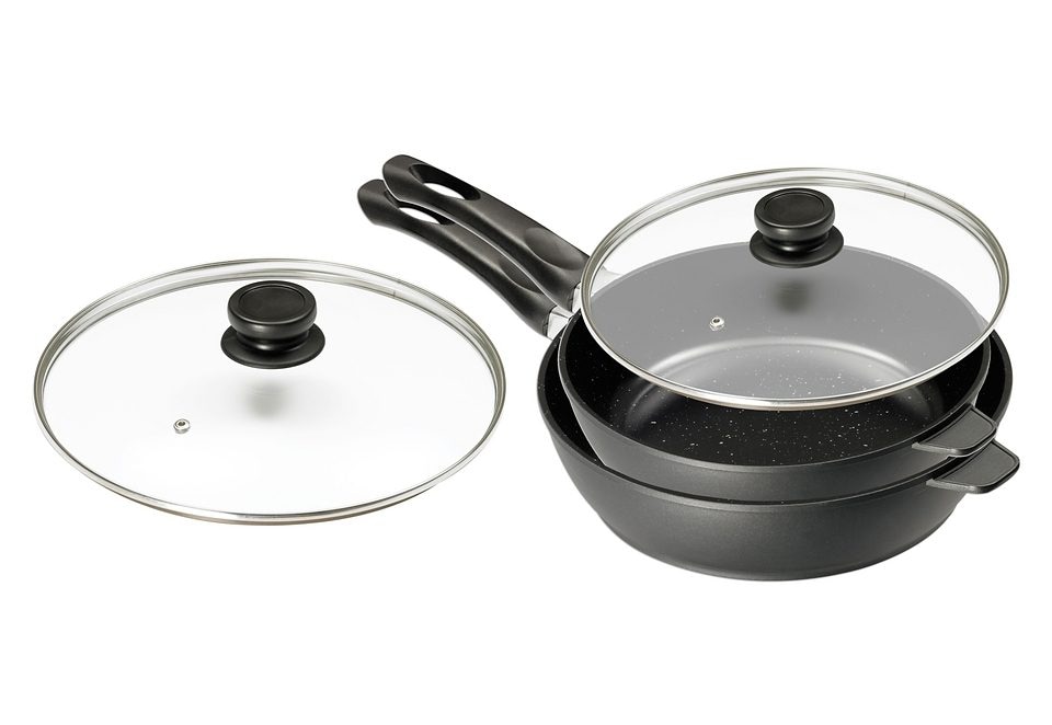 KING Pfannen-Set Aluminiumguss Set, 2 Stk. tlg. Induktion günstig online kaufen