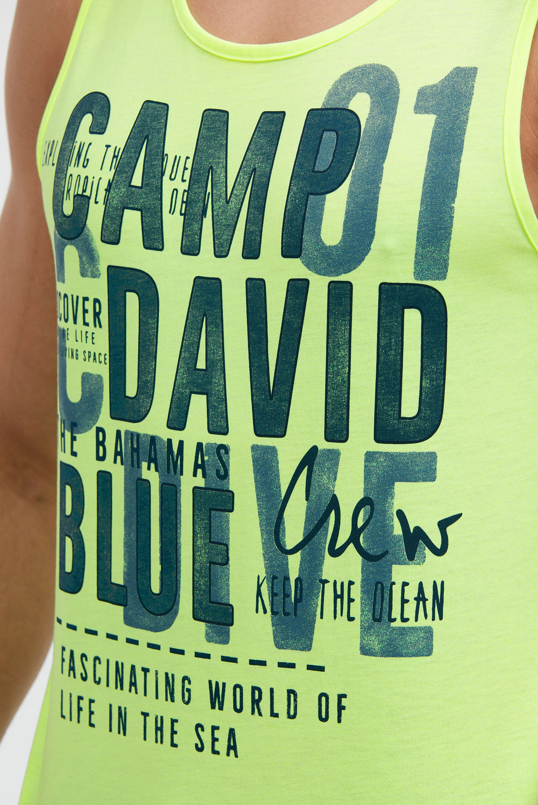 CAMP DAVID Tanktop mit Baumwolle