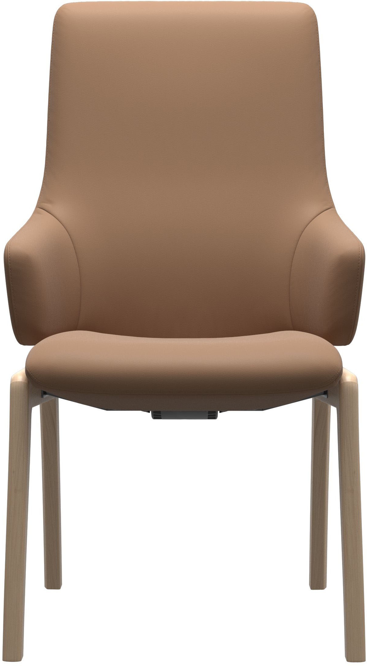 Stressless® Polsterstuhl »Laurel«, Leder BATICK, High Back mit Armlehne, Größe L, mit abgerundeten Beinen in Schwarz