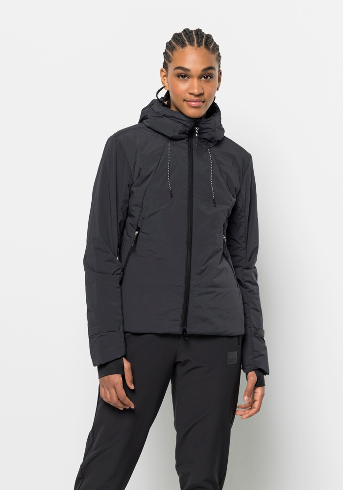 Jack Wolfskin Outdoorjacke »BIKE COMMUTE INS JKT W« mit Kapuze