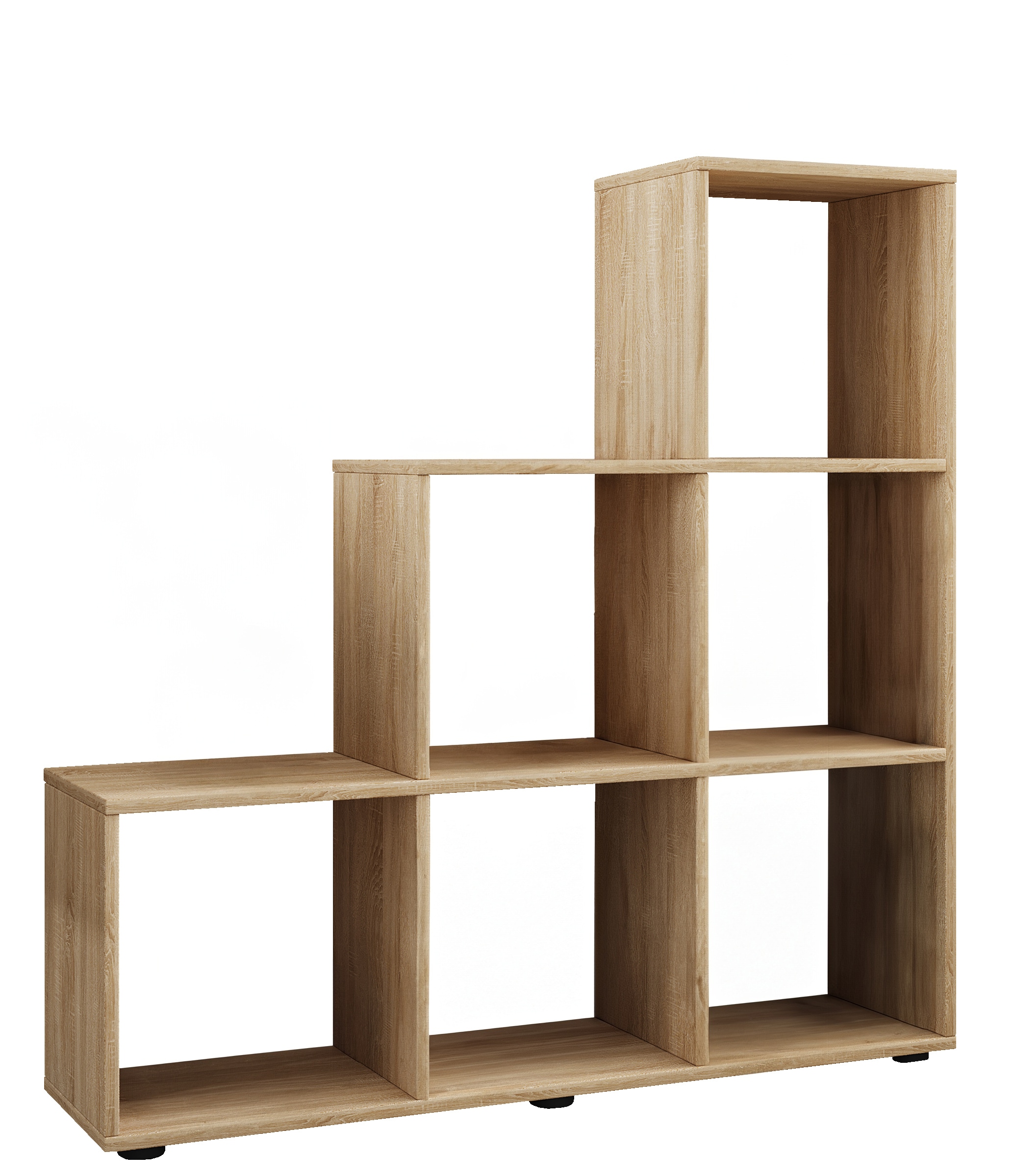 VCM Standregal »Holz Stand Treppenregal Regal 6 Fächer Nitas«