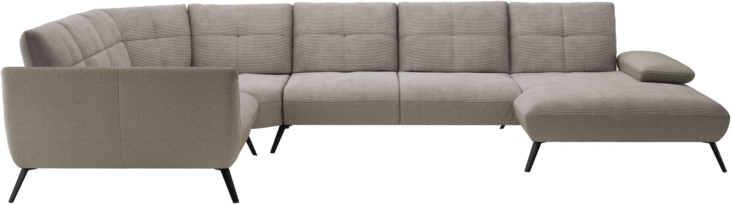 OTTO home Wohnlandschaft "Mikado U-Form" inkl. Sitztiefenverstellung und Ar günstig online kaufen