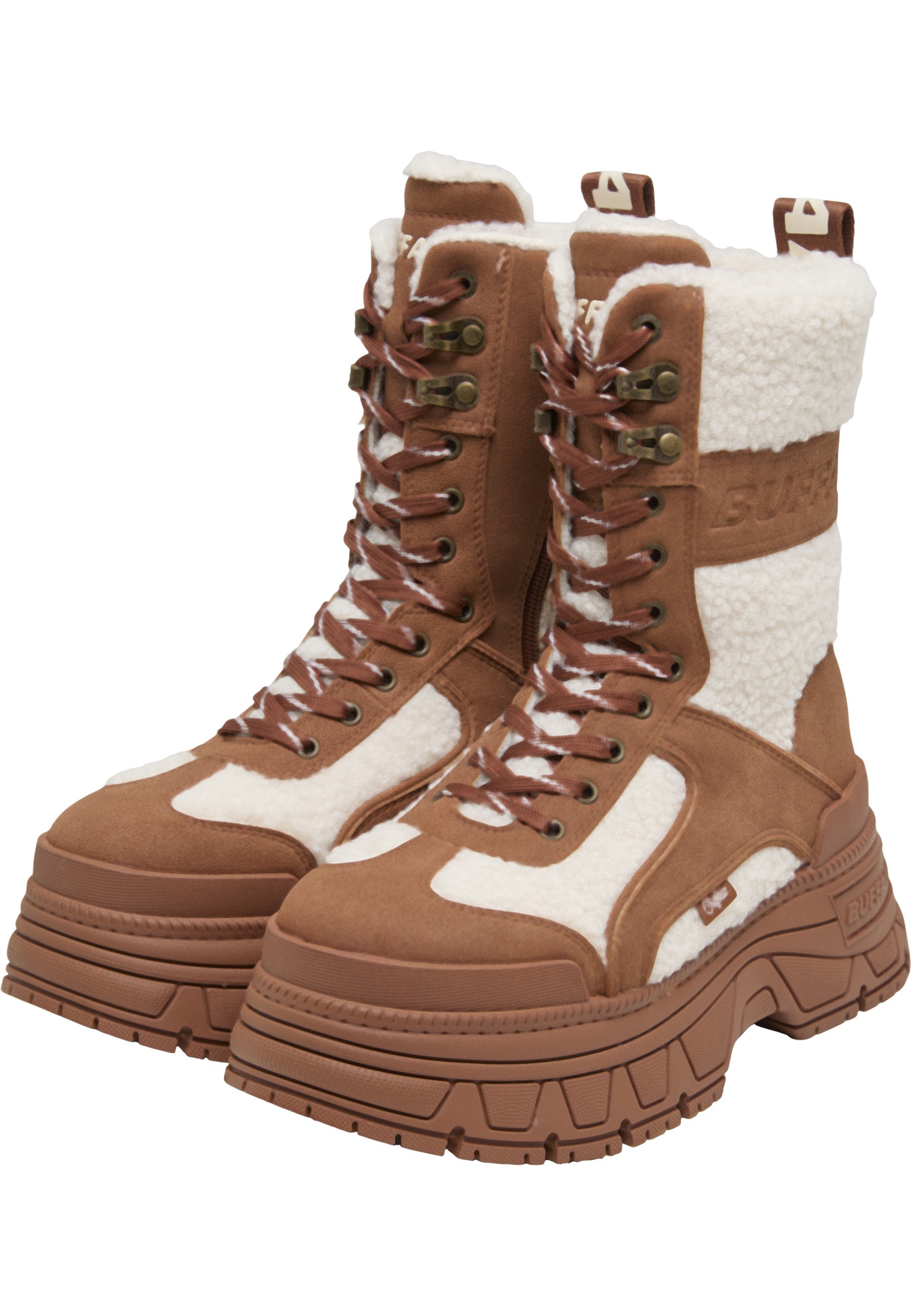 Buffalo Stiefel "Buffalo FUSION COM HI WARM - VEGAN NUBUCK/FUR" günstig online kaufen