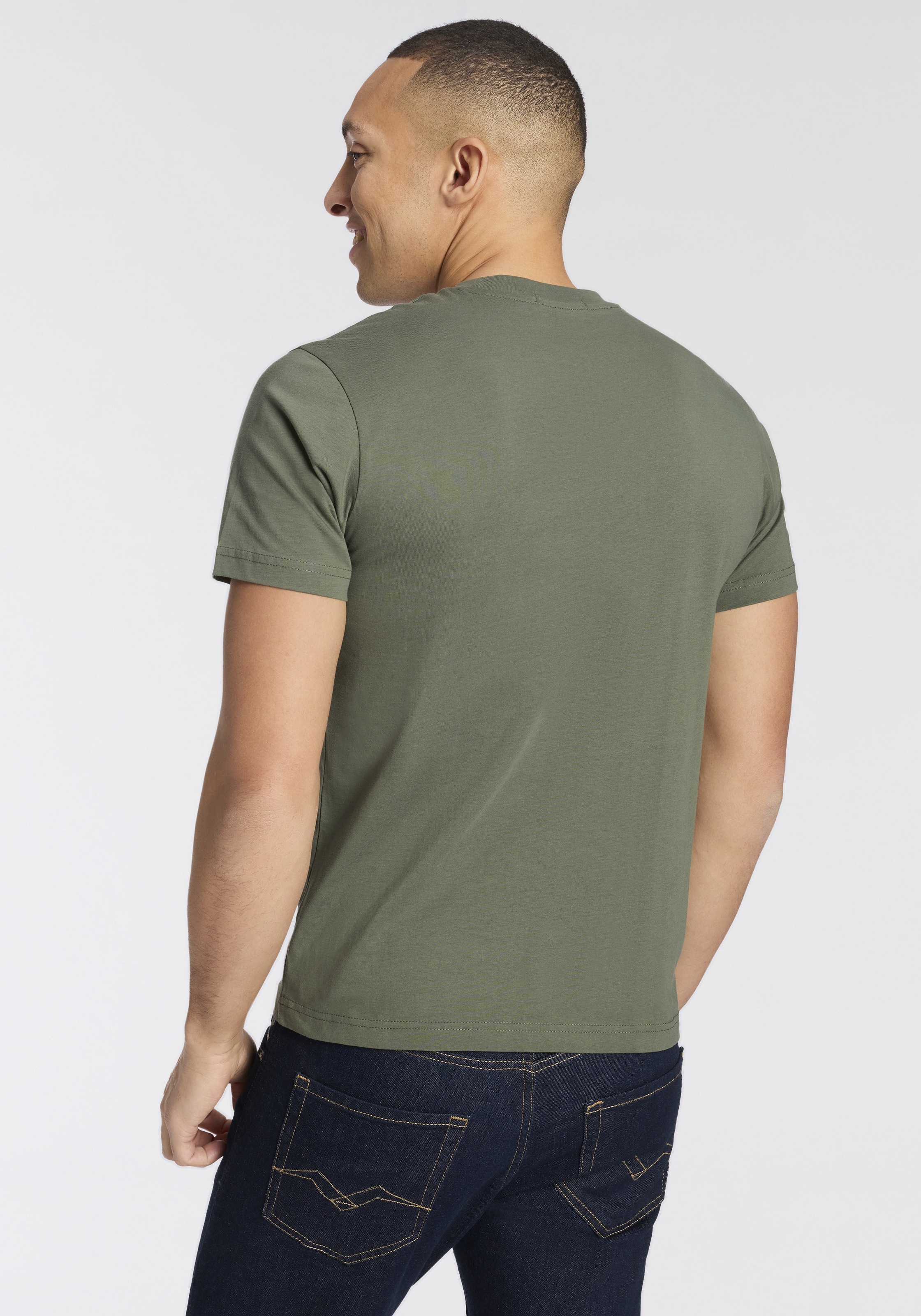 Replay T-Shirt mit Print, Rundhalsausschnitt günstig online kaufen