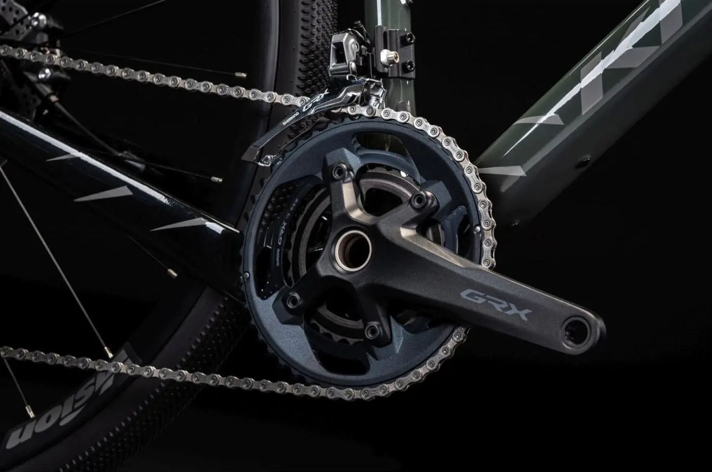 Kross Gravelbike »KROSS Gravelbike Esker 8.0 28" grau«, 22 Gang, Shimano, GRX RX810 Schaltwerk, Kettenschaltung