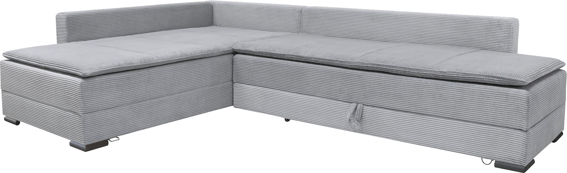 INOSIGN Ecksofa »Night & Day L-Form mit Dauer-Schlaffunktion, Cord-Bezug!«, inklusive Bettfunktion und Bettkasten