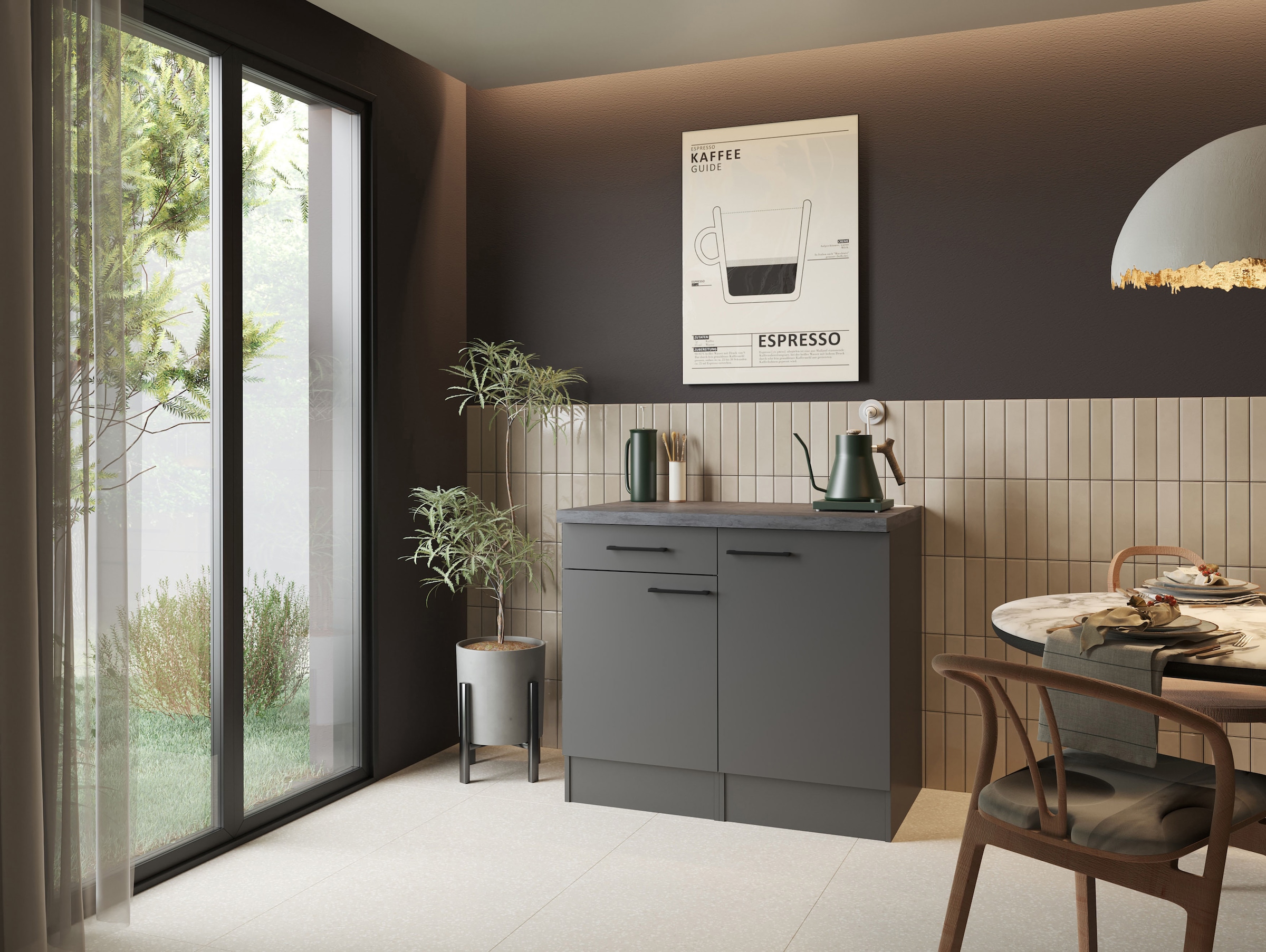 RESPEKTA Buffet »Oliver« zerlegt, mit Soft Close Funktion, Breite 100 cm