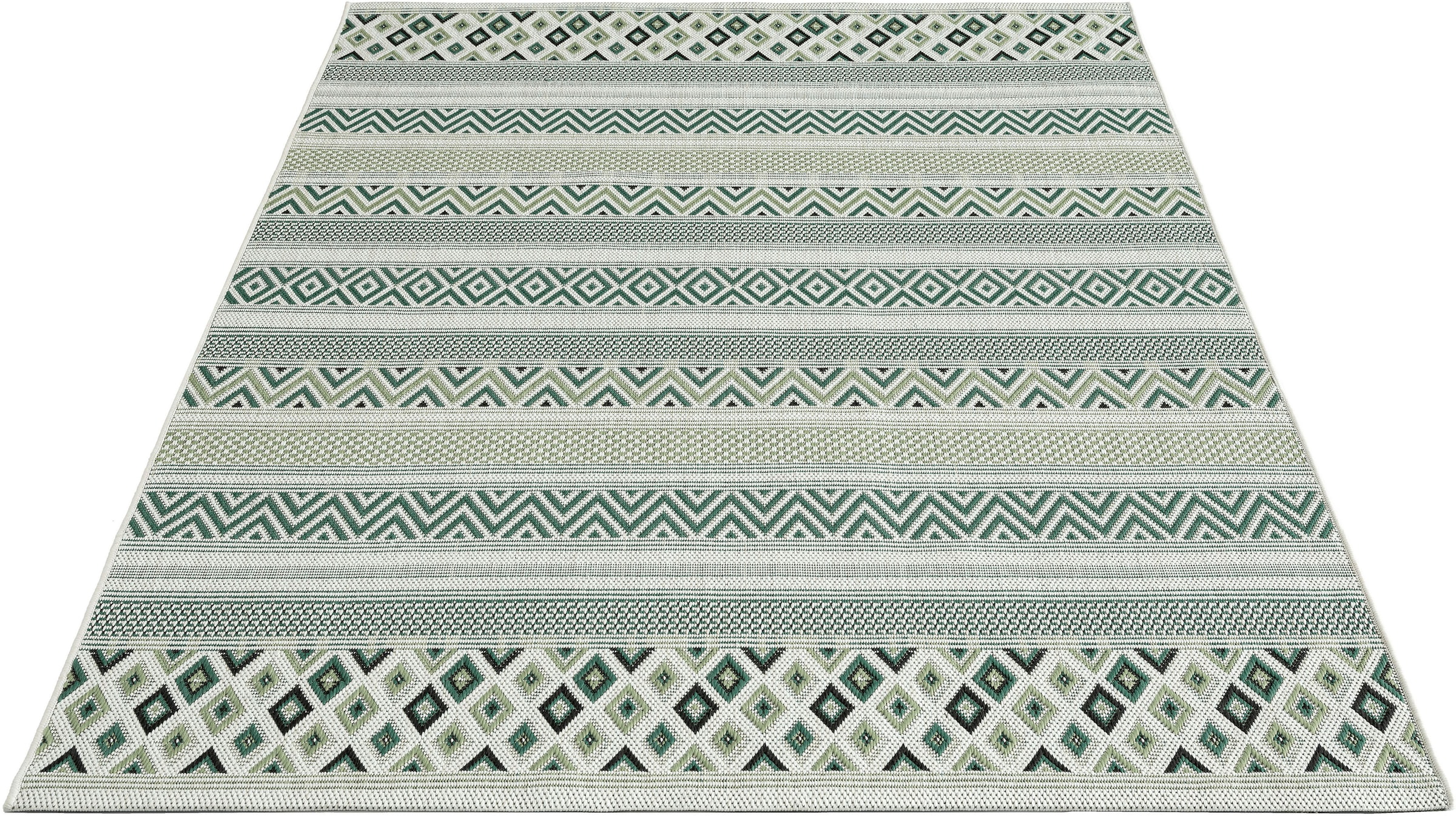 merinos Teppich »Machka 54046«, rechteckig, robuster, pflegeleichter In-  und Outdoorteppich, Außenbereich kaufen | BAUR