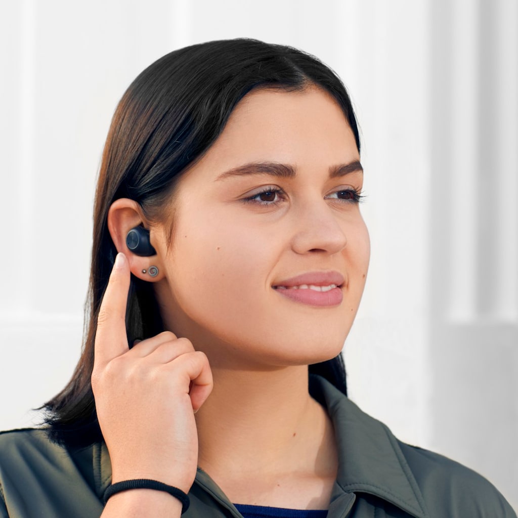 Thomson Bluetooth-Kopfhörer »Bluetooth Kopfhörer True Wireless, kabellos, spritzwassergeschützt«, A2DP Bluetooth-AVRCP Bluetooth-HFP-HSP-SPP, True Wireless-Sprachsteuerung