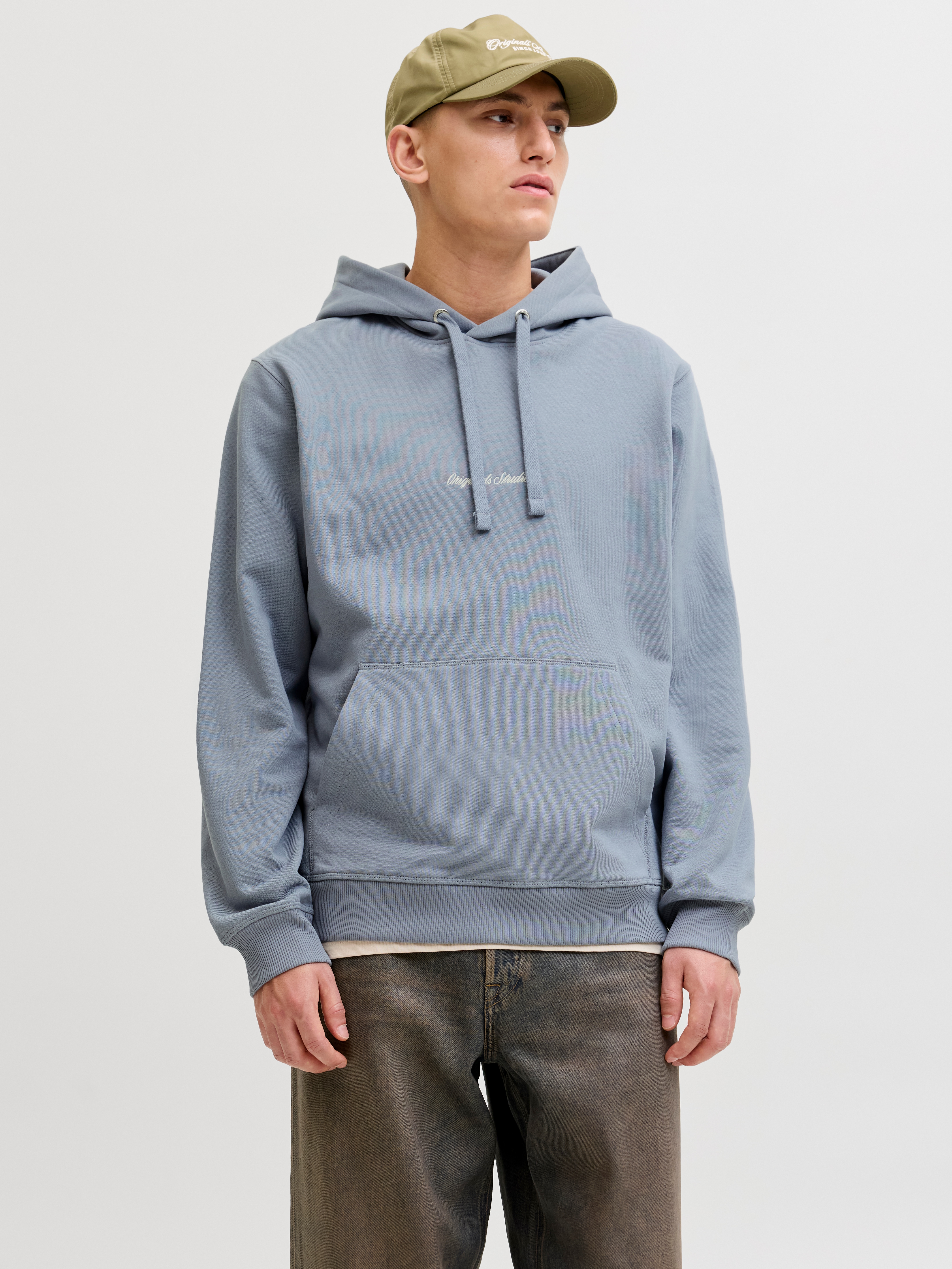 Jack & Jones Sweat à Capuche Norrebro Emb Tradewinds 2XL Homme