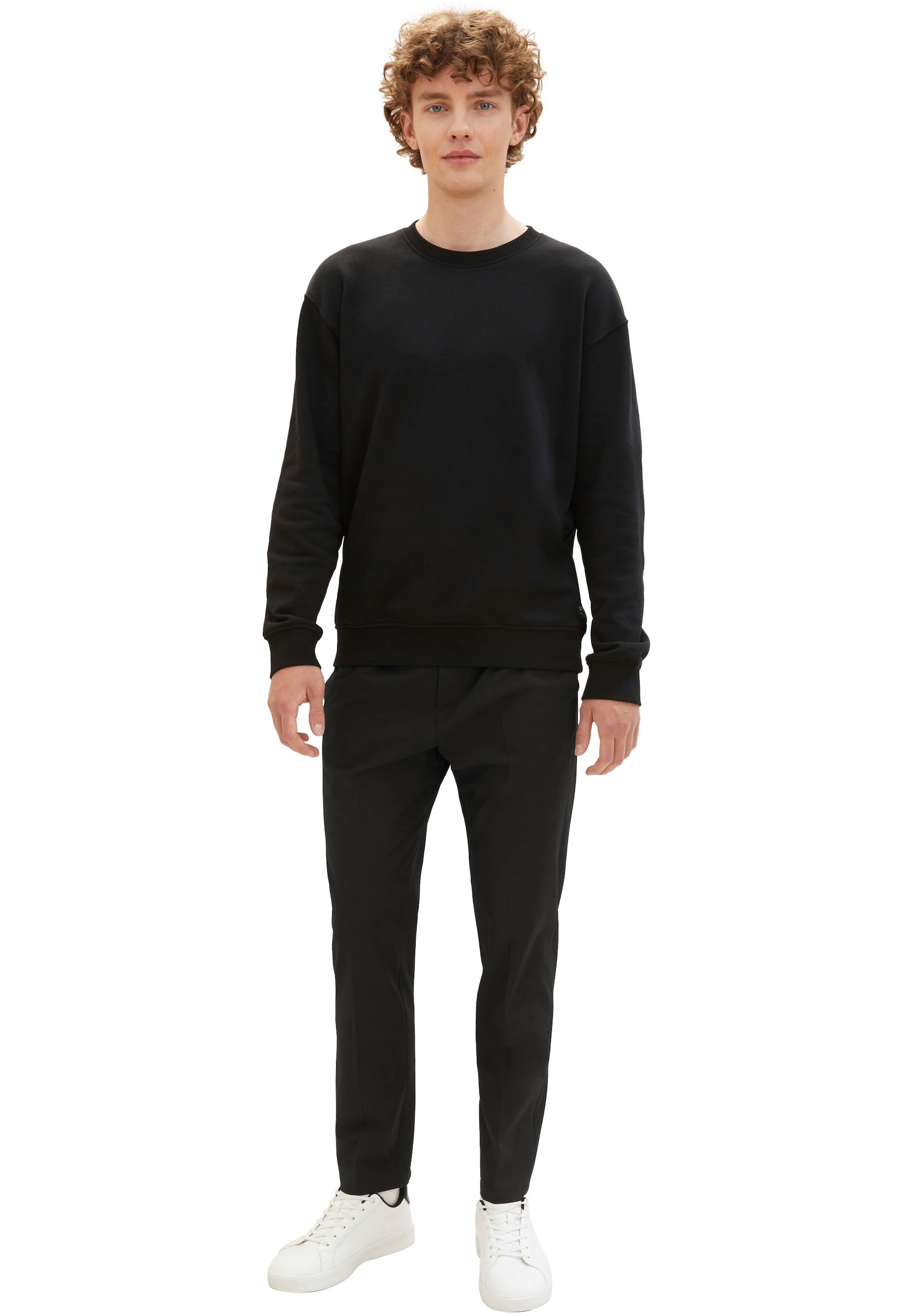 TOM TAILOR Denim Chinohose, mit Stretchbund