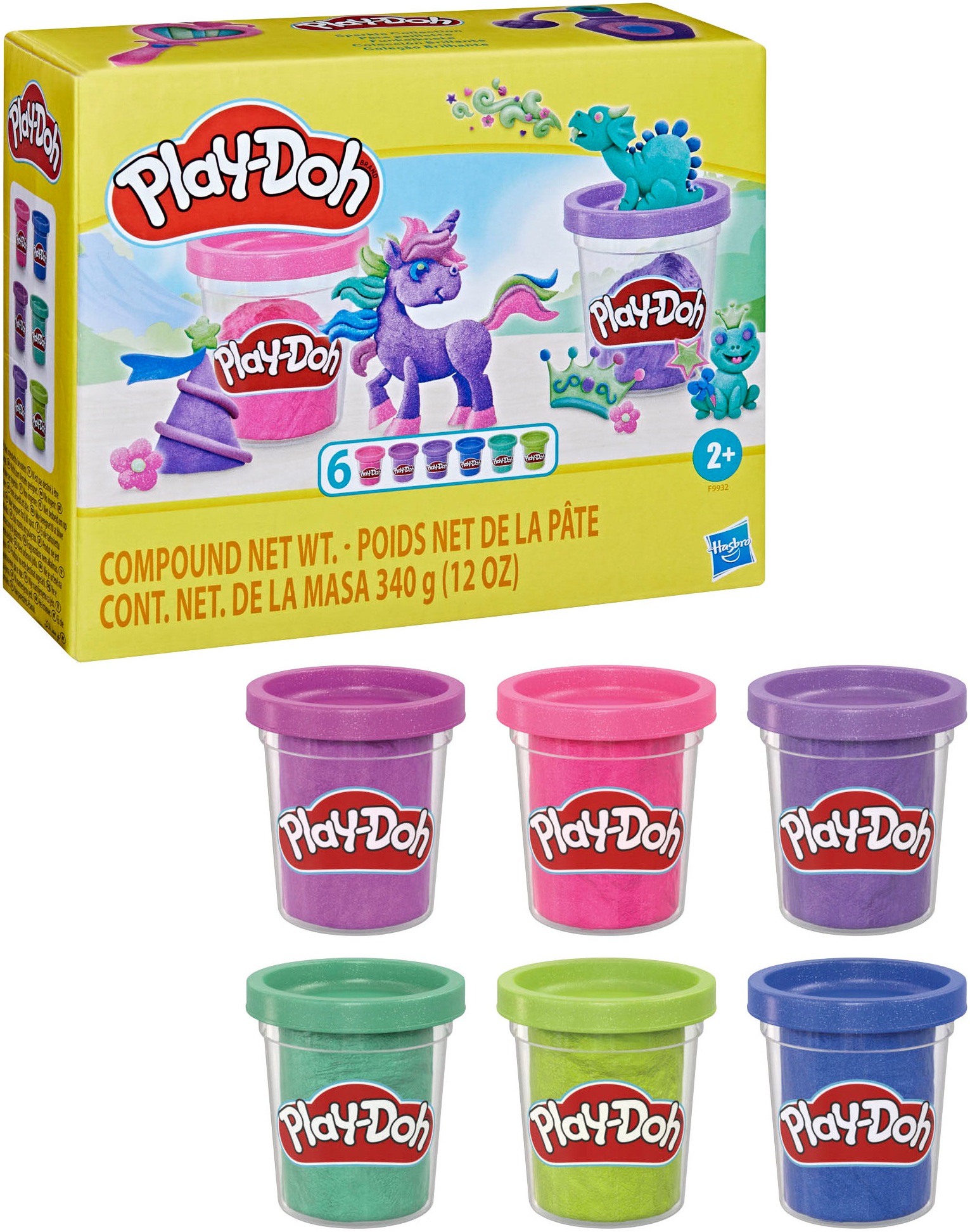 Hasbro Knete »Play-Doh, Funkelknete«