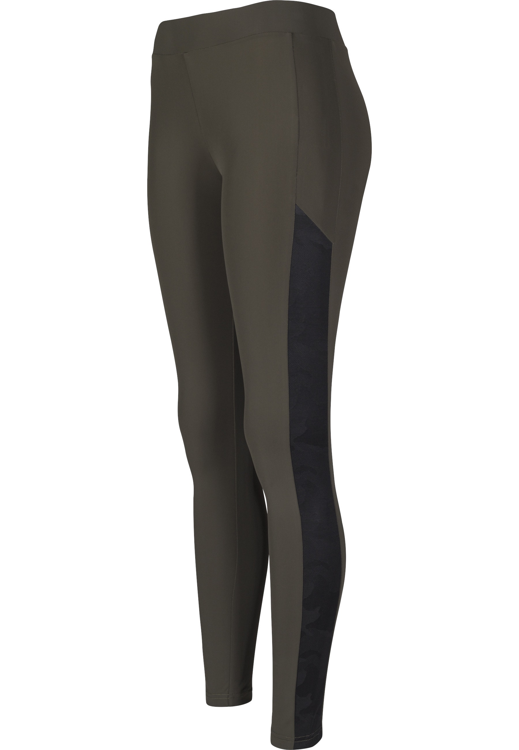 URBAN CLASSICS Leggings »Urban Classics Damen Ladies Jacquard Camo Striped Leggings«
