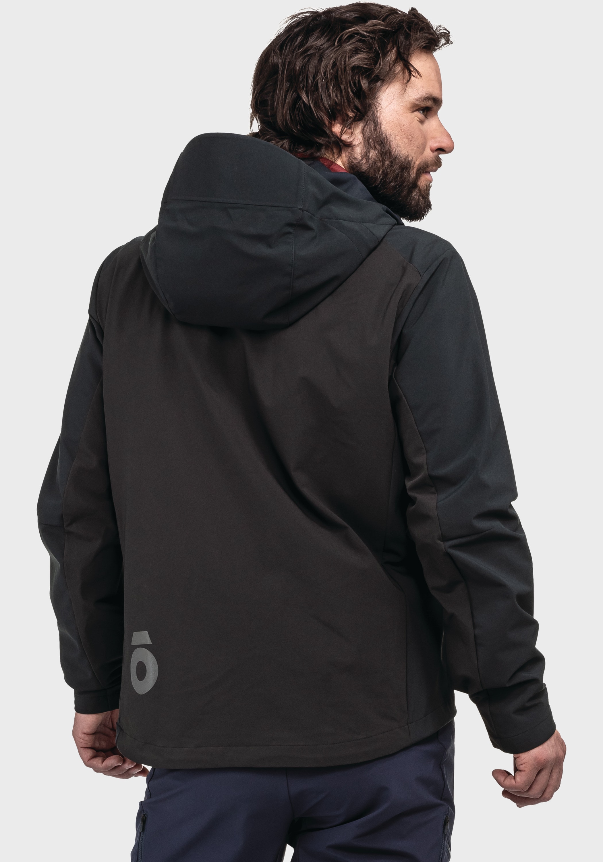 Schöffel Outdoorjacke »Bike Hybrid Jk Style Salza MNS«, mit Kapuze