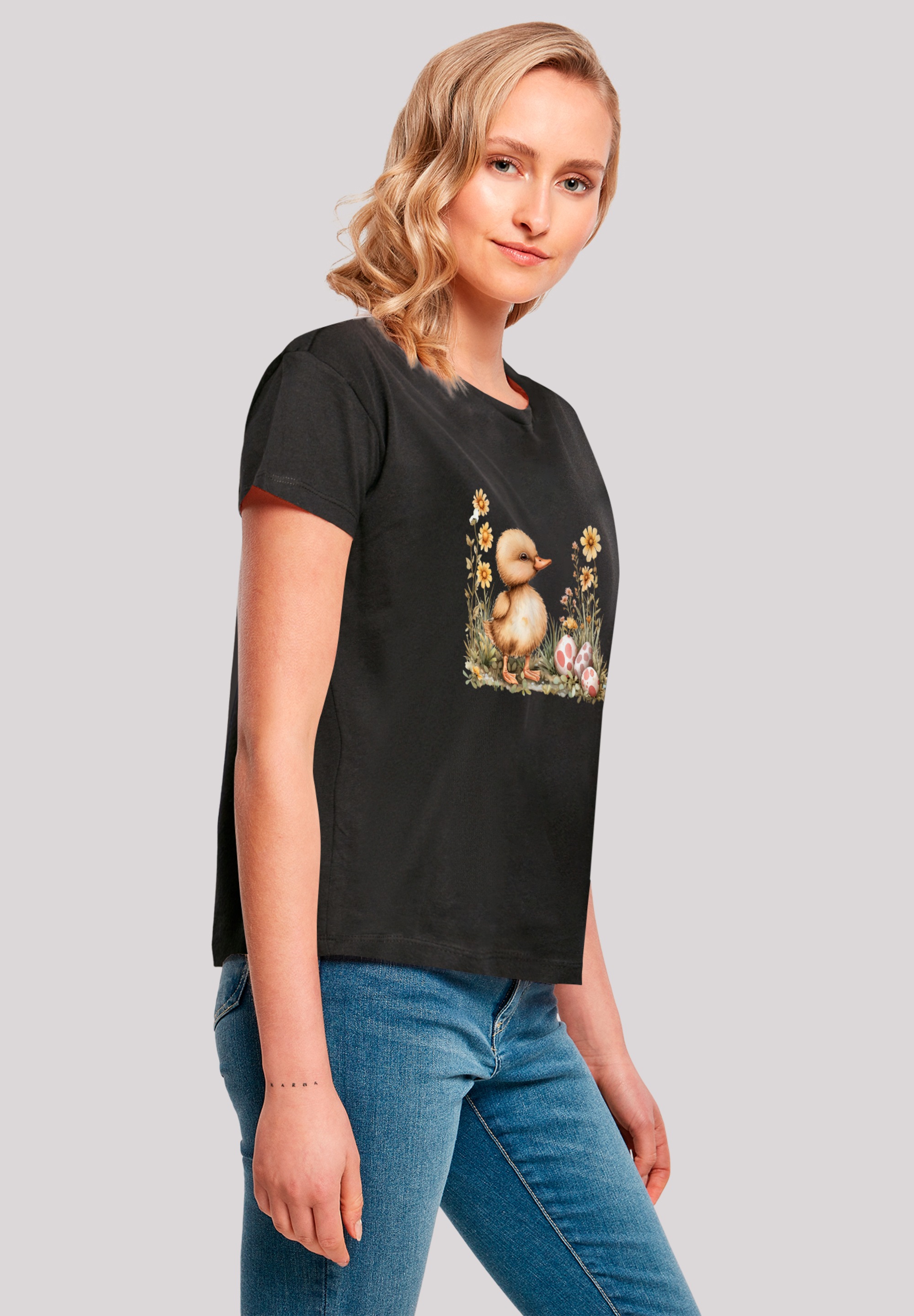 F4NT4STIC T-Shirt »Niedliche Enten Ostereier«, Premium Qualität