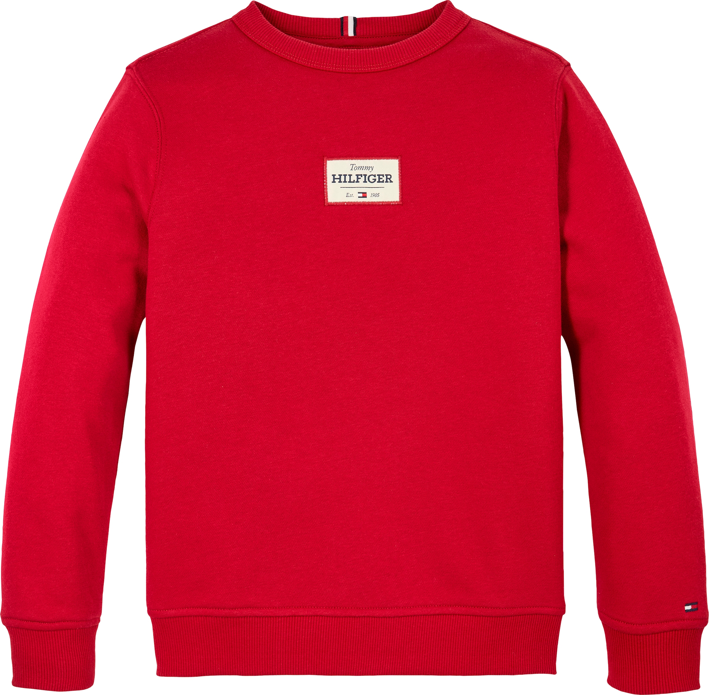 Tommy Hilfiger Sweatshirt »MONOTYPE 1985 LABEL REG SWEATSH«, mit Logo-Patch