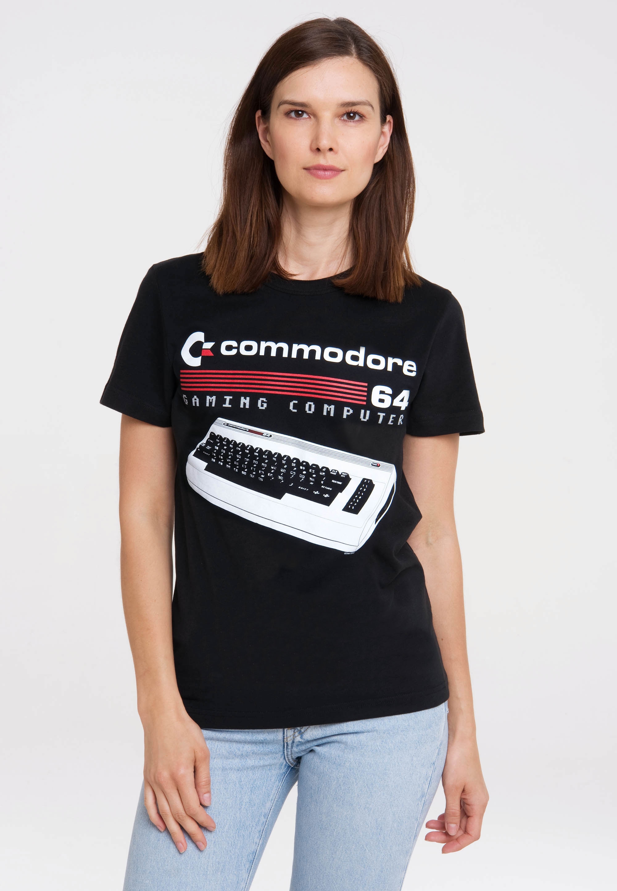 T-Shirt »Commodore - Gaming Computer«, mit coolem Print