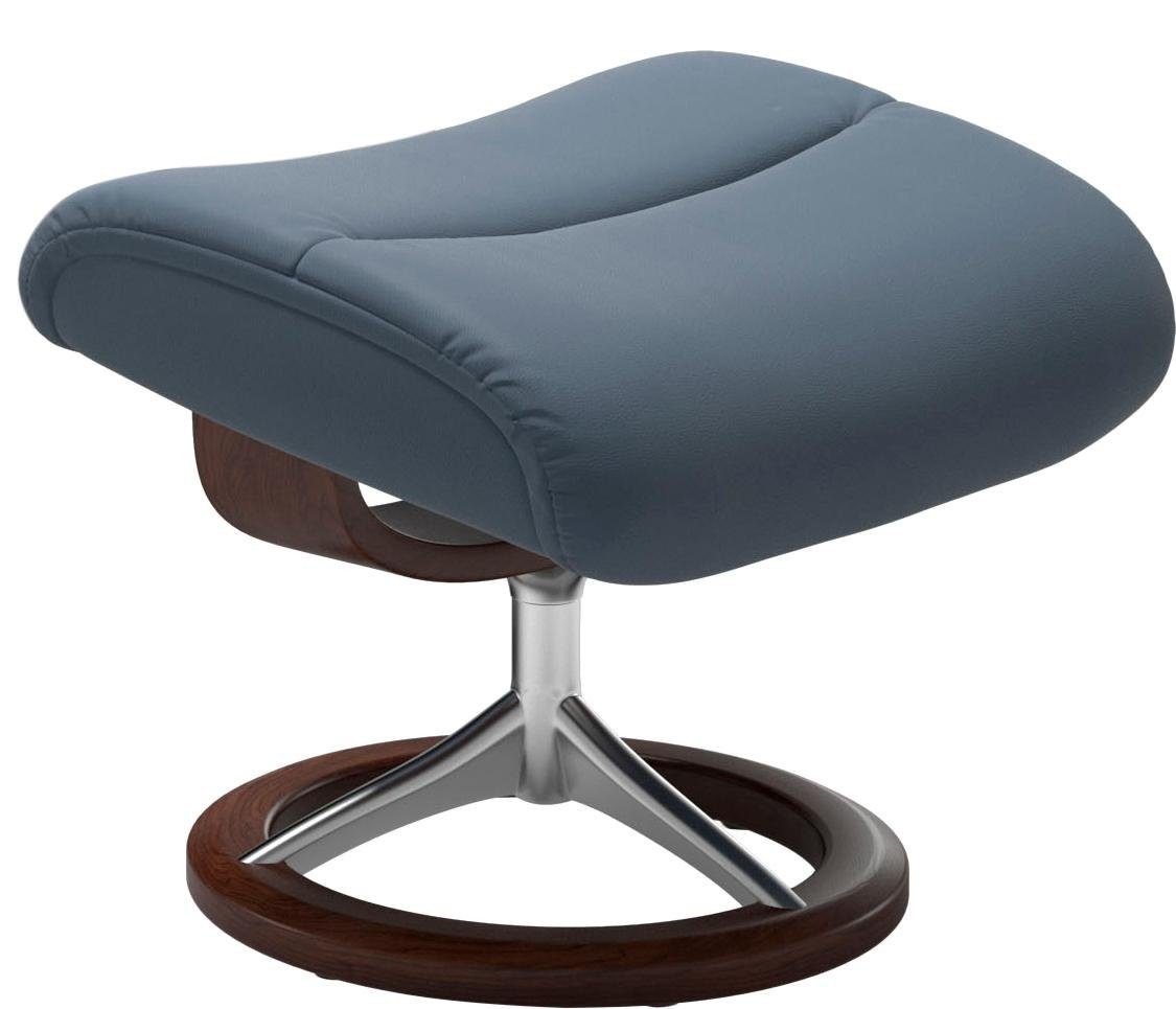 Thumbnail - Stressless "View" Set, Relaxsessel mit Hocker, mit Signature Base, Größe S,Gestell Braun