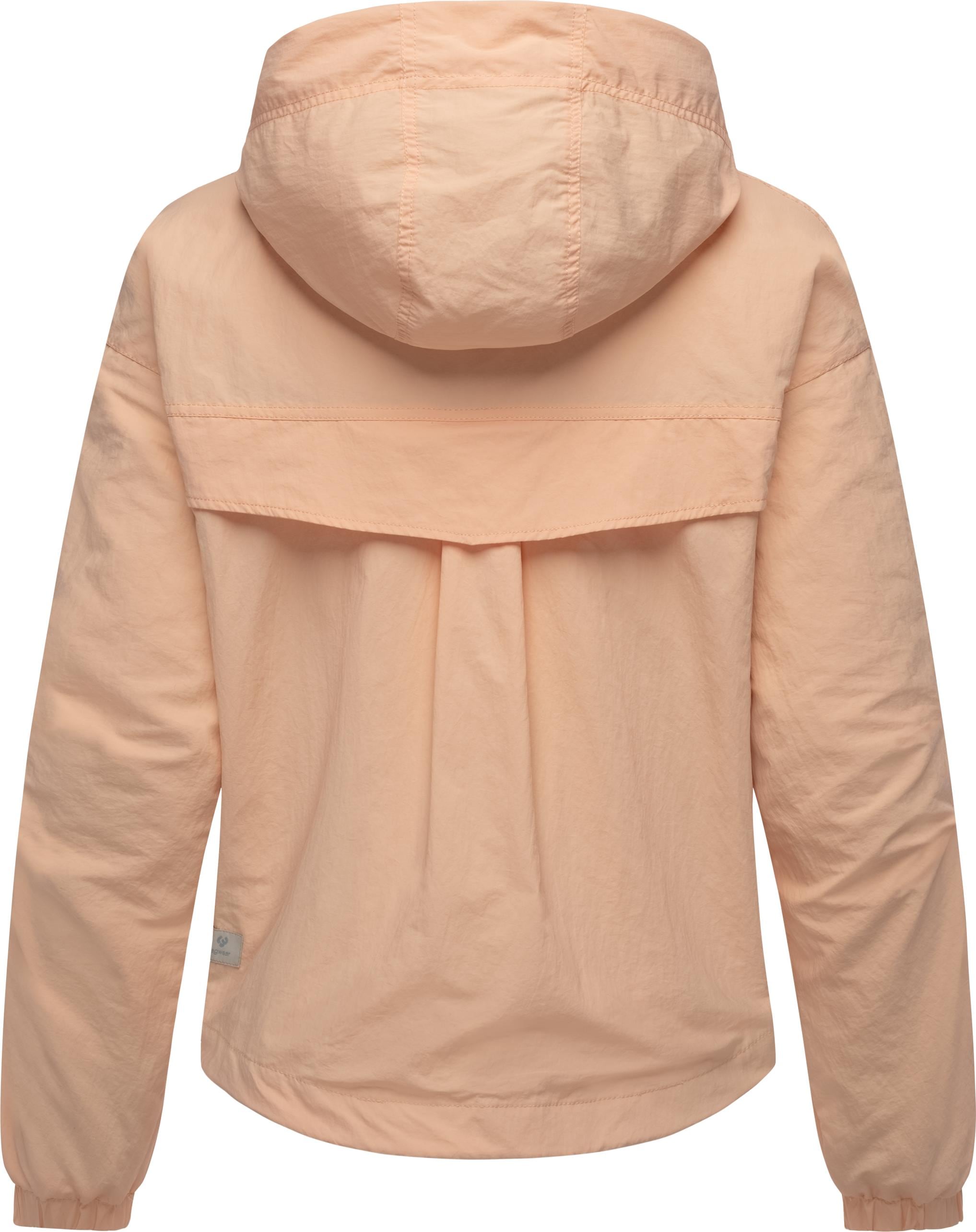 Ragwear Outdoorjacke »Cerys«, mit Kapuze, kurze Damen Übergangsjacke mit verstaubarer Kapuze