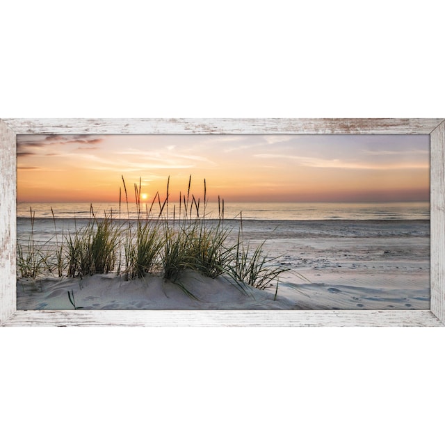 bestellen | »Strand, Bild Rahmen mit Sonnenuntergang«, BAUR Bönninghoff St.) (1