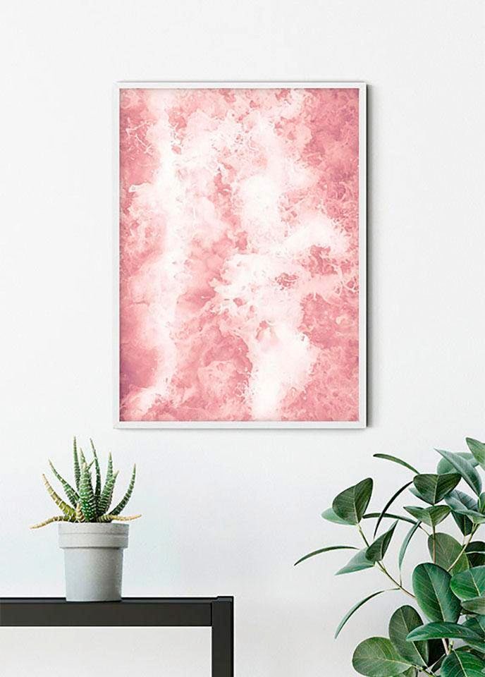 Komar Bild »Pink Bubbles«, Abstrakt, (1 St.), Wandbild zur Dekoration - ohne Rahmen