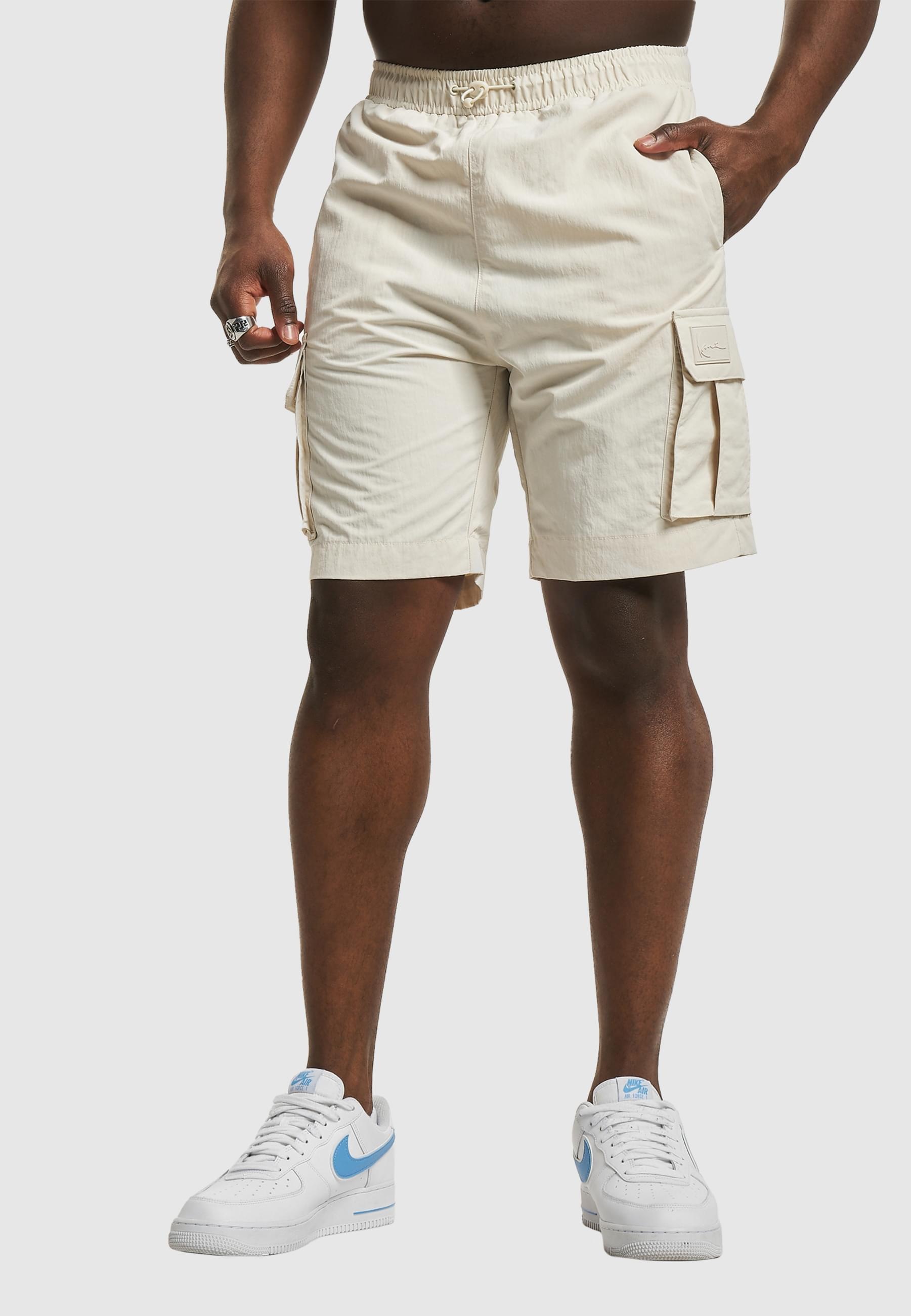 Karl Kani Cargoshorts »Karl Kani Herren KM232-025-2 KK Rubber Signature Cargo Shorts«, (1 tlg.)