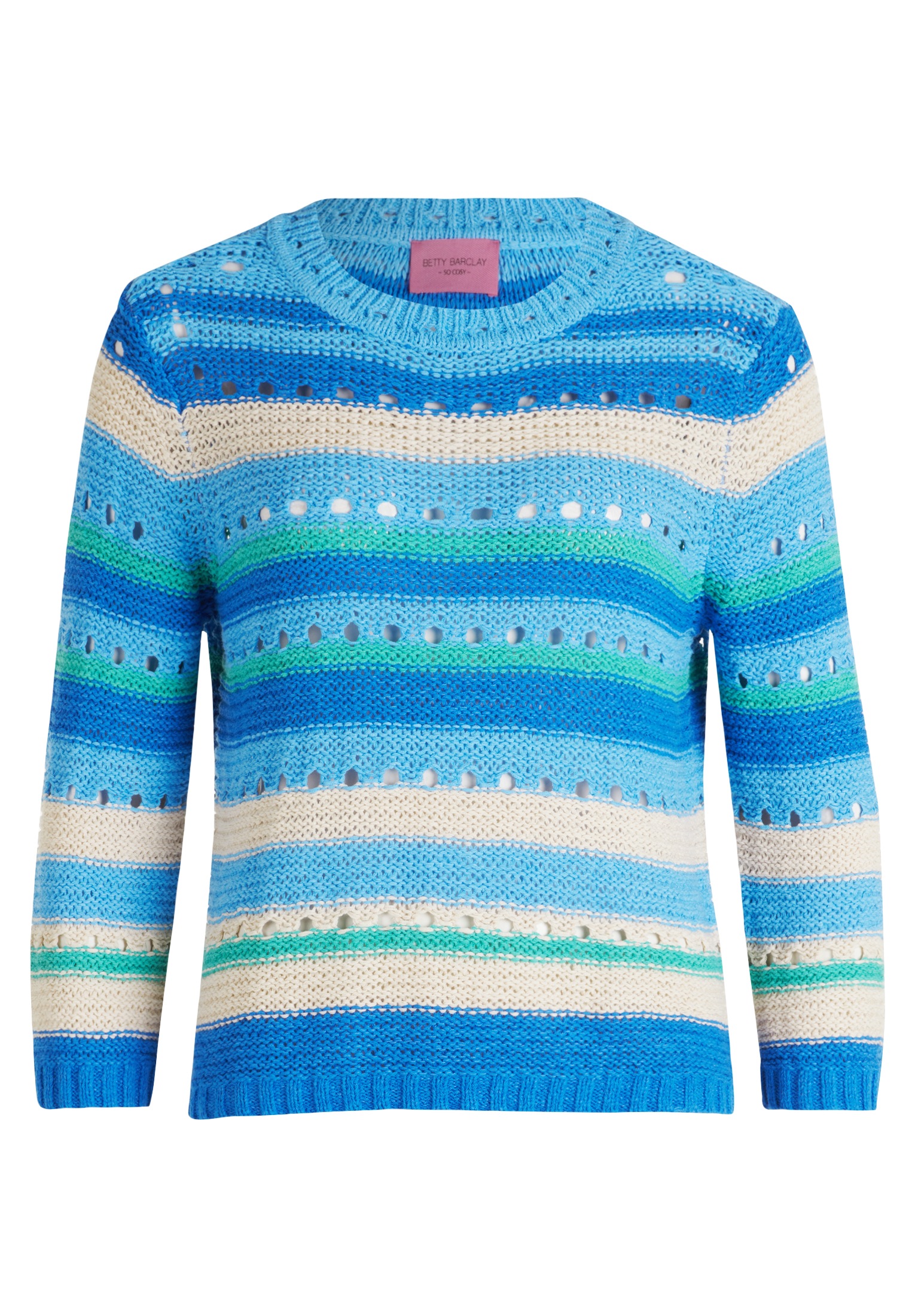 Betty Barclay Strickpullover »Betty Barclay Grobstrick-Pullover mit Ringel«, (1 tlg.), Ringel