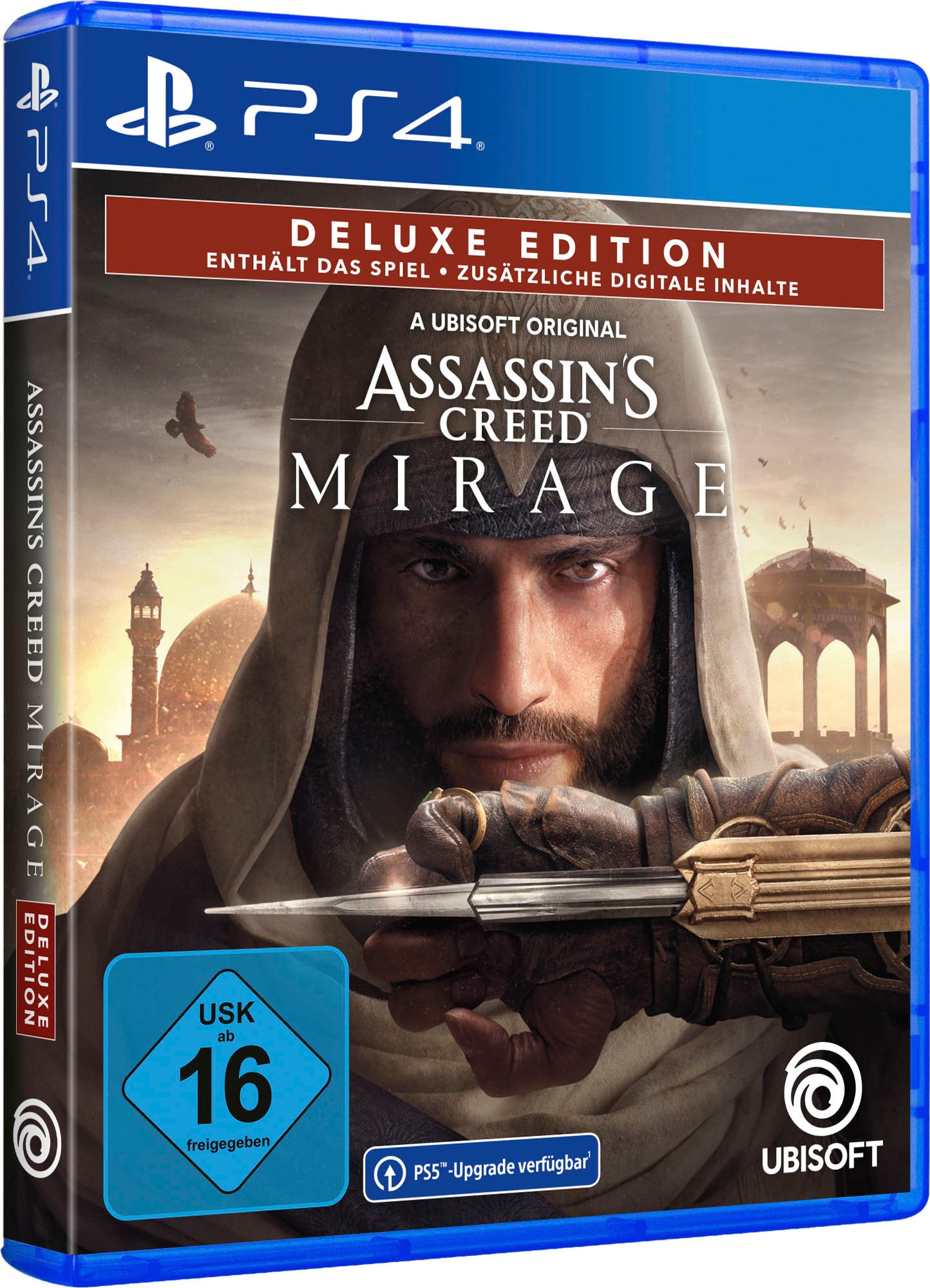 UBISOFT Spielesoftware »Assassin's Creed Mirage Deluxe Edition - (kostenloses Upgrade auf PS5)«, PlayStation 4