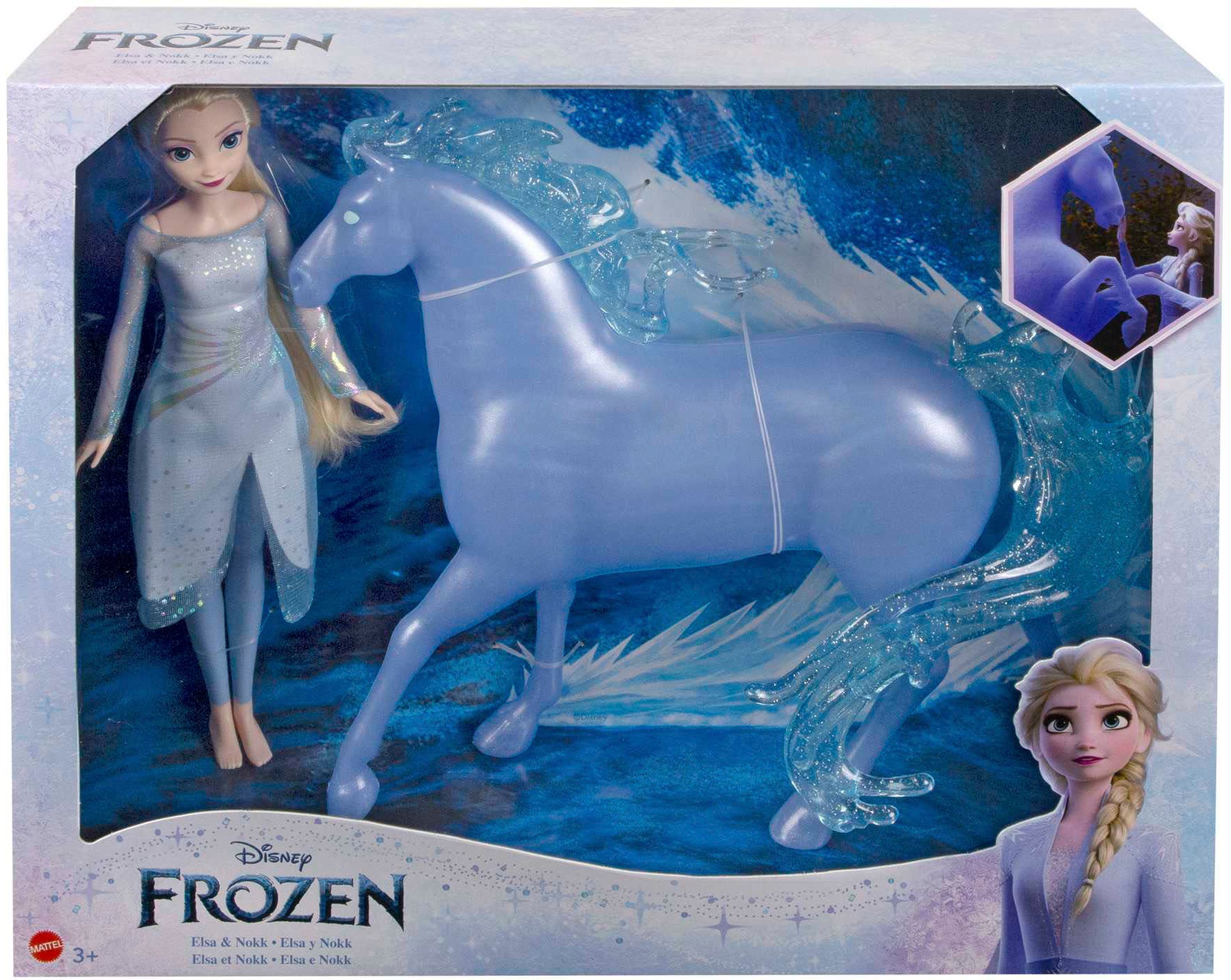 Mattel® Anziehpuppe »Disney Die Eiskönigin, Elsa und Waserfigur Nokk«