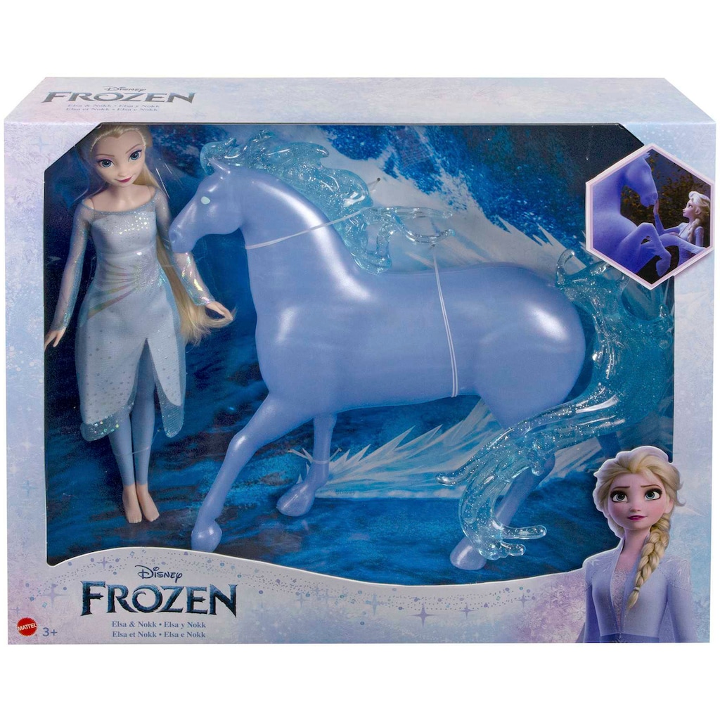 Mattel® Anziehpuppe »Disney Die Eiskönigin, Elsa und Waserfigur Nokk«