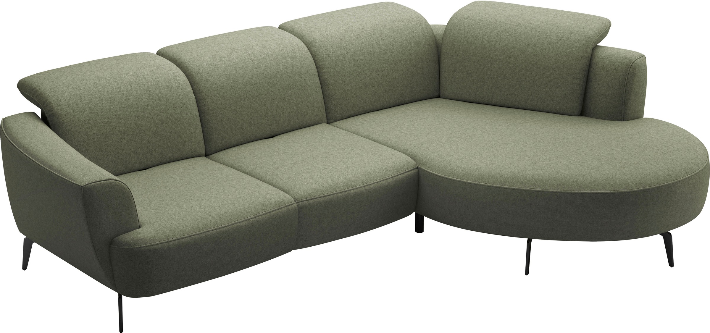 sit&more Ecksofa »Zoe«, ink.Sitztiefenverstellung, wahlweise mit Kopfteilverstellung