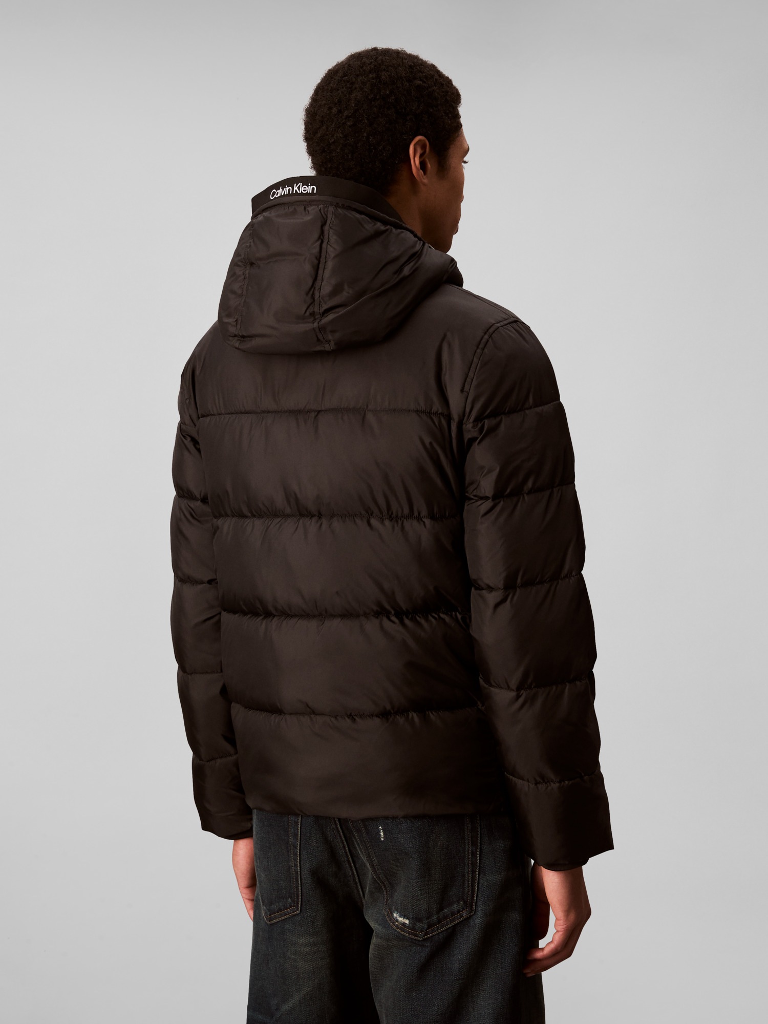 Calvin Klein Steppjacke, mit Kapuze, Kapuze mit Kordelzug, regular fit günstig online kaufen