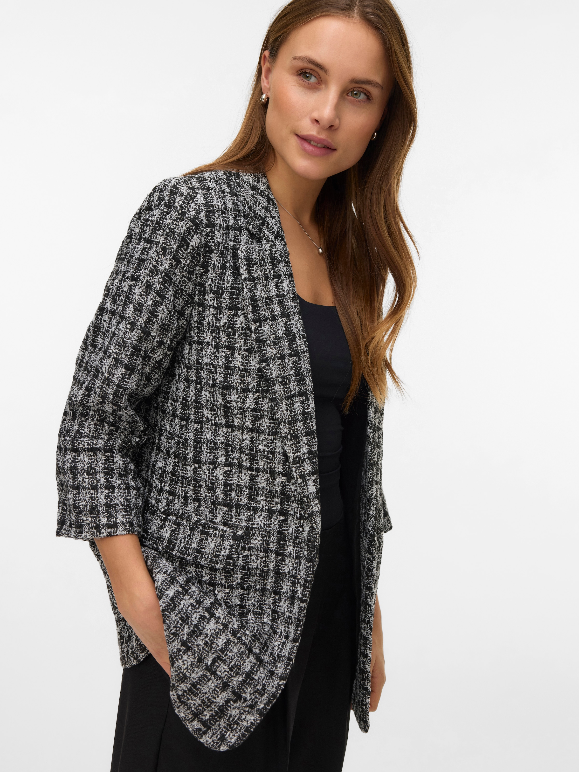 Vero Moda Longblazer "VMFRIDA LS REGULAR BLAZER NOOS" ohne Verschluss und m günstig online kaufen