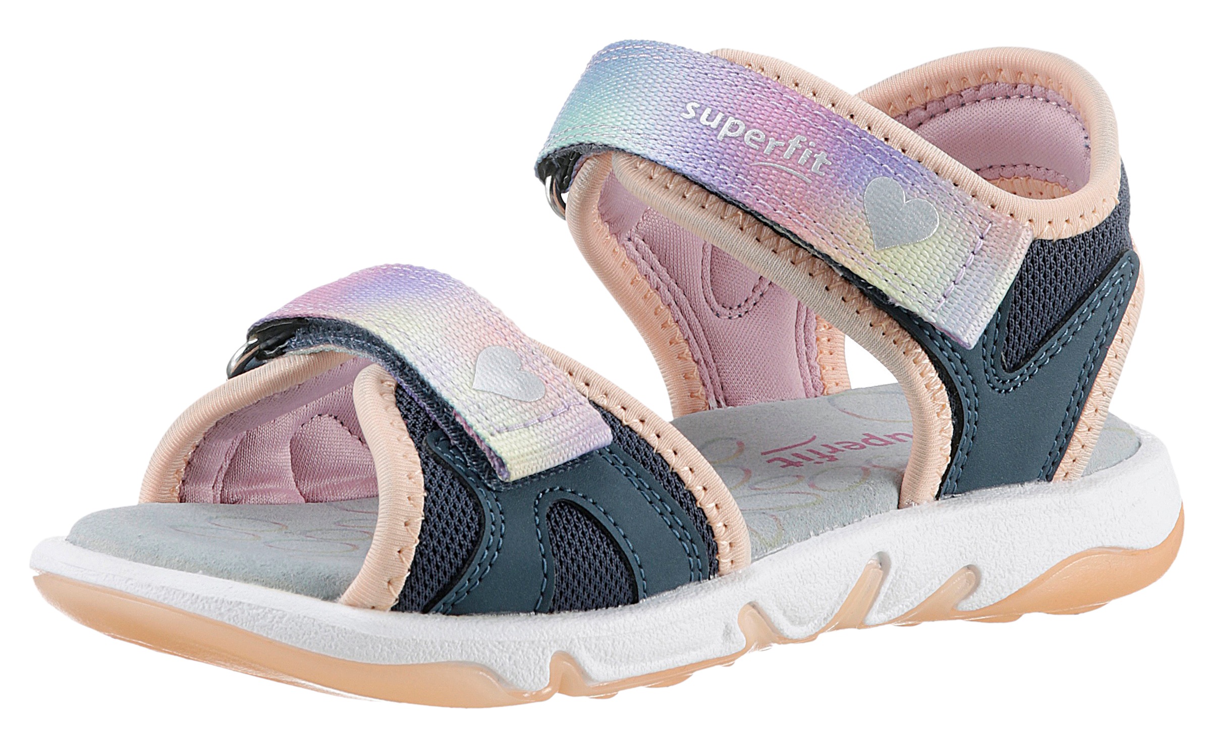 Superfit Pebbles WMS Mittel Girls Sandals Blue/Orange 28