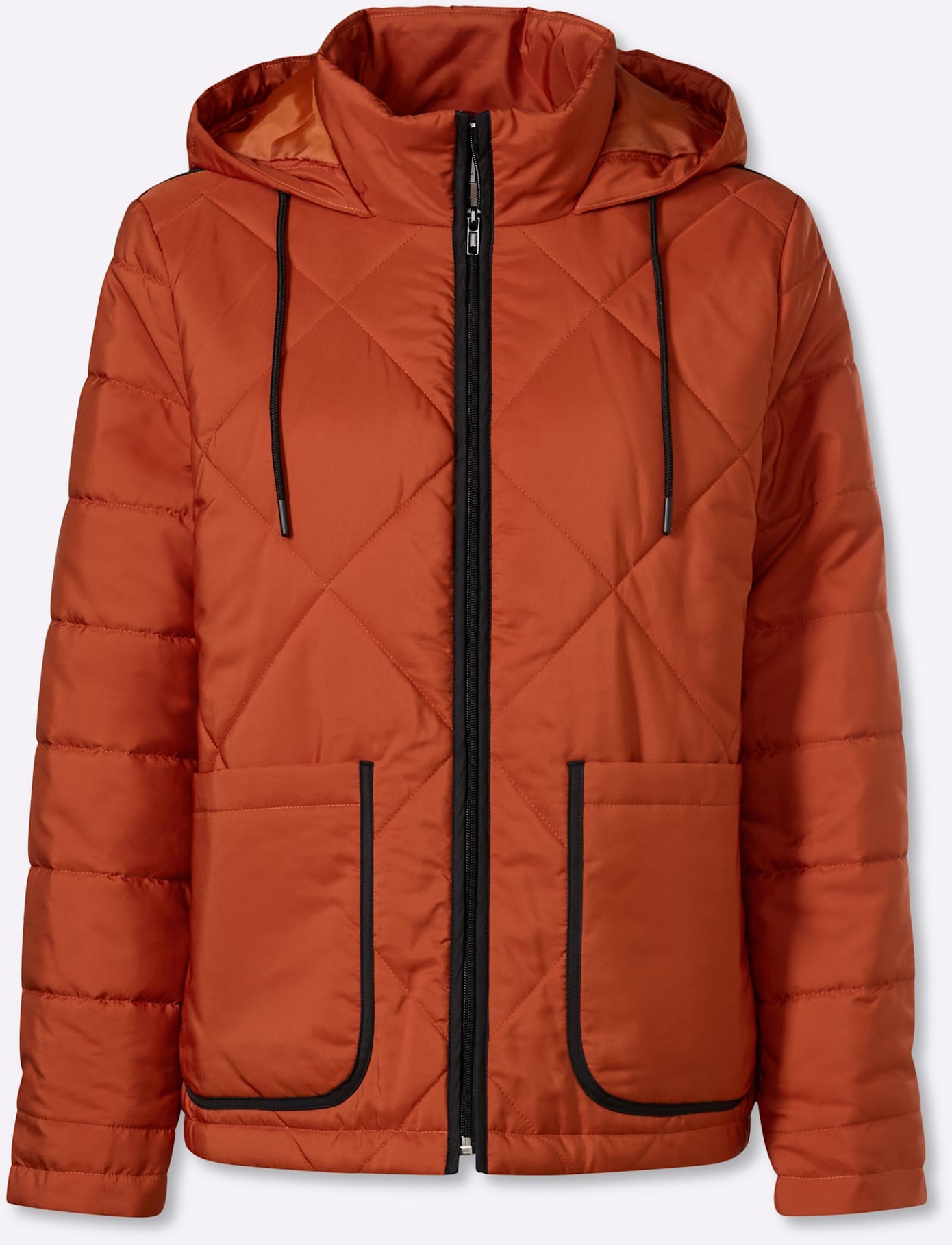 Classic Basics Steppjacke mit Kapuze