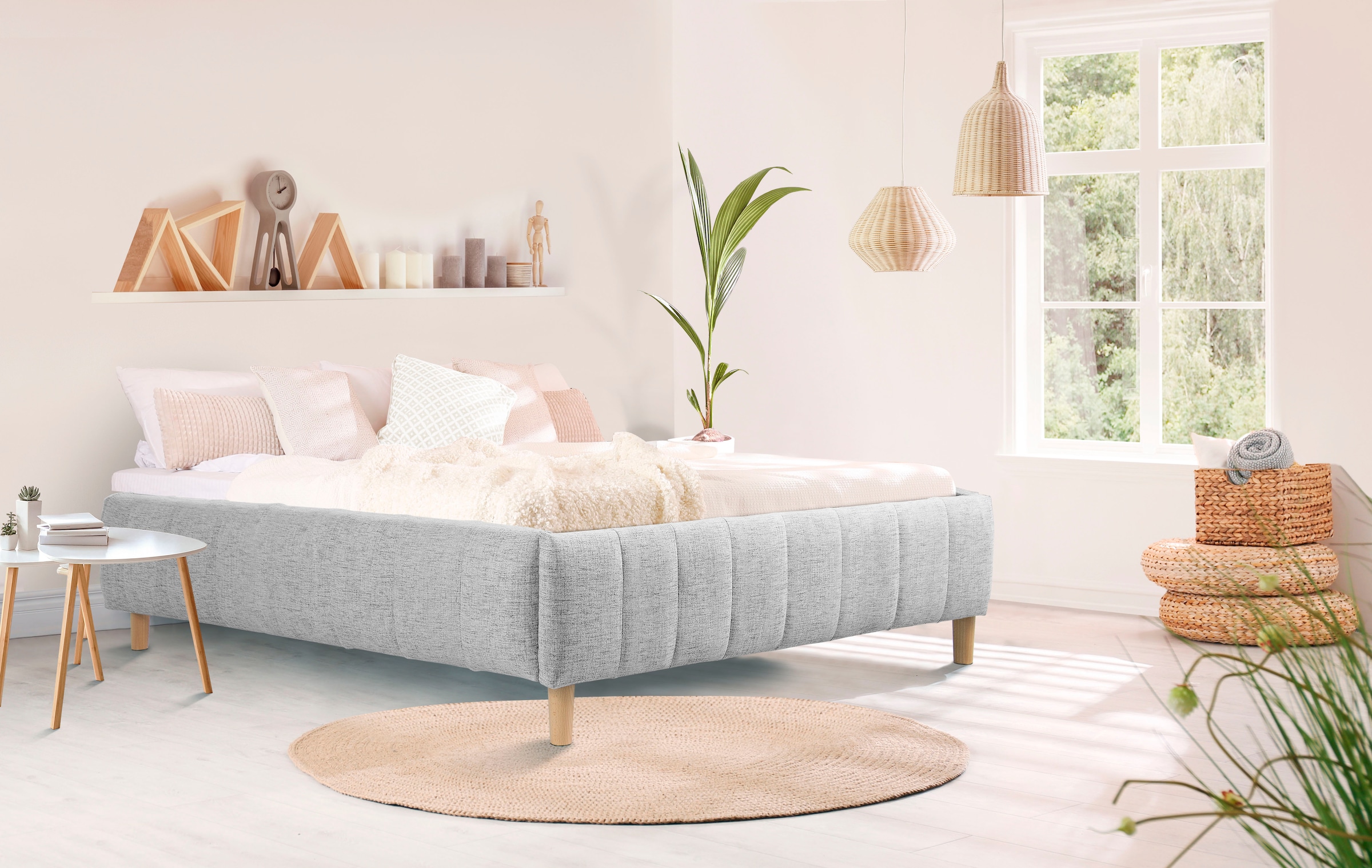 Home affaire Polsterbett "Tarje" in 5 Breiten, auch in Überlänge 220 cm, in günstig online kaufen