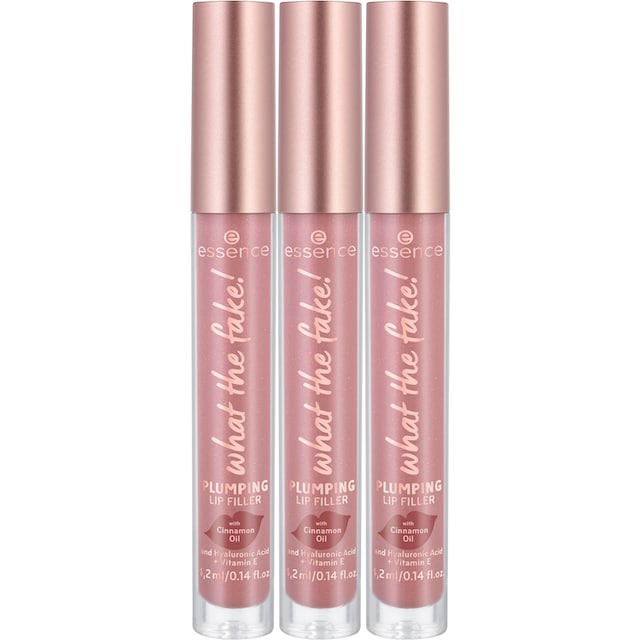 Essence Lipgloss »what the fake! PLUMPING LIP FILLER 02«, (Set, 3 tlg.)  bestellen | BAUR