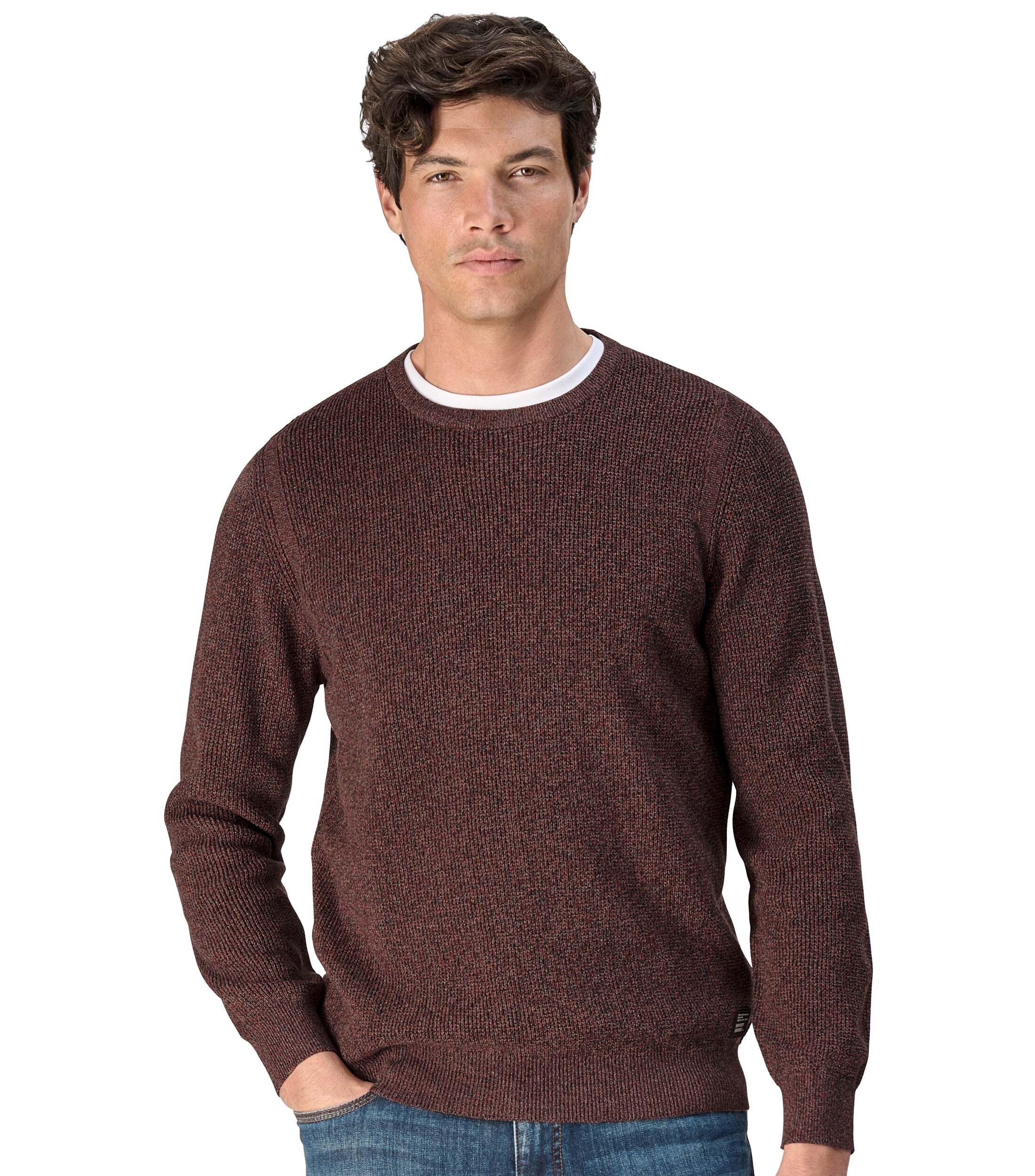 CASAMODA Strickpullover "CASAMODA Pullover uni" günstig online kaufen